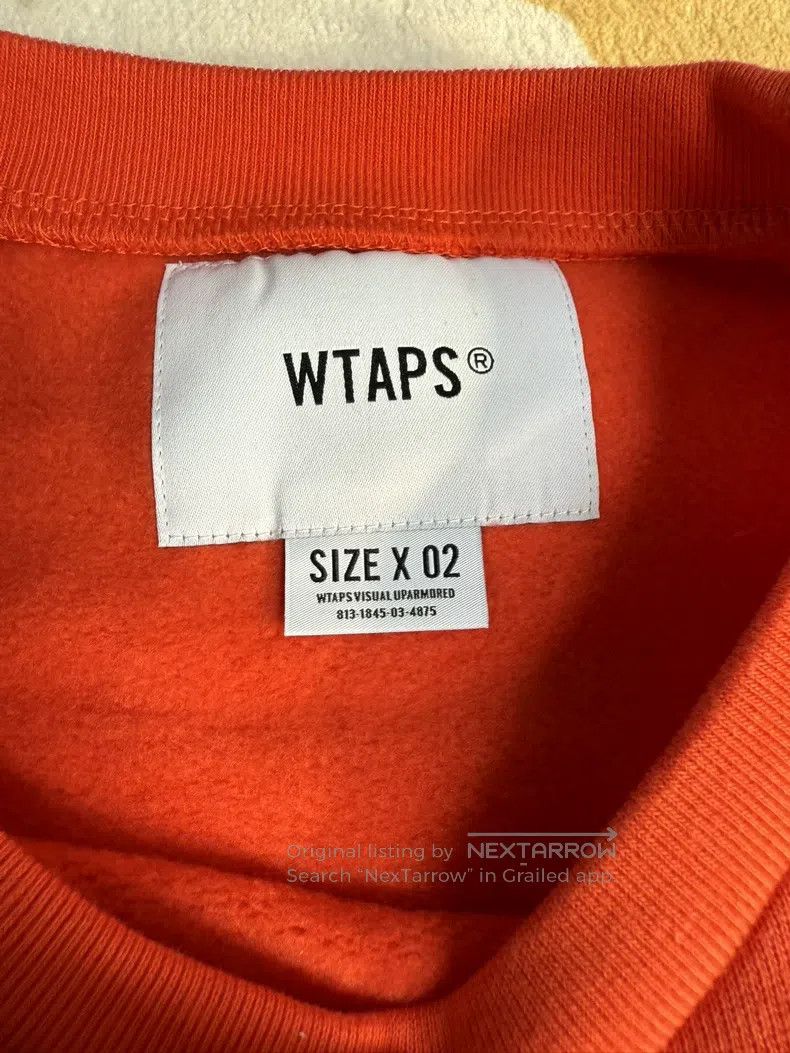 Wtaps Wtaps Orange Bone Hoodie Size US M / EU 48-50 / 2 - 3 Thumbnail