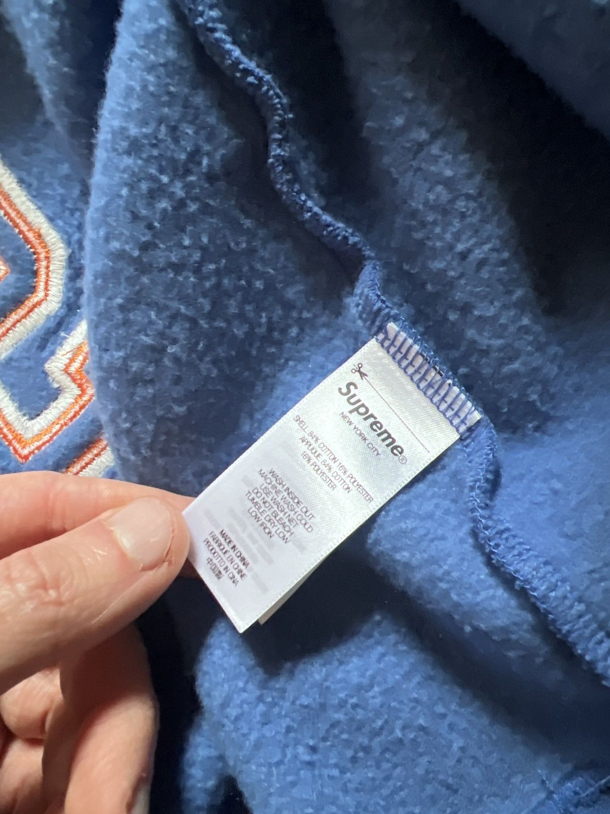 Supreme Supreme Zip Up Hoodie State Gr. Large Size US L / EU 52-54 / 3 - 6 Thumbnail