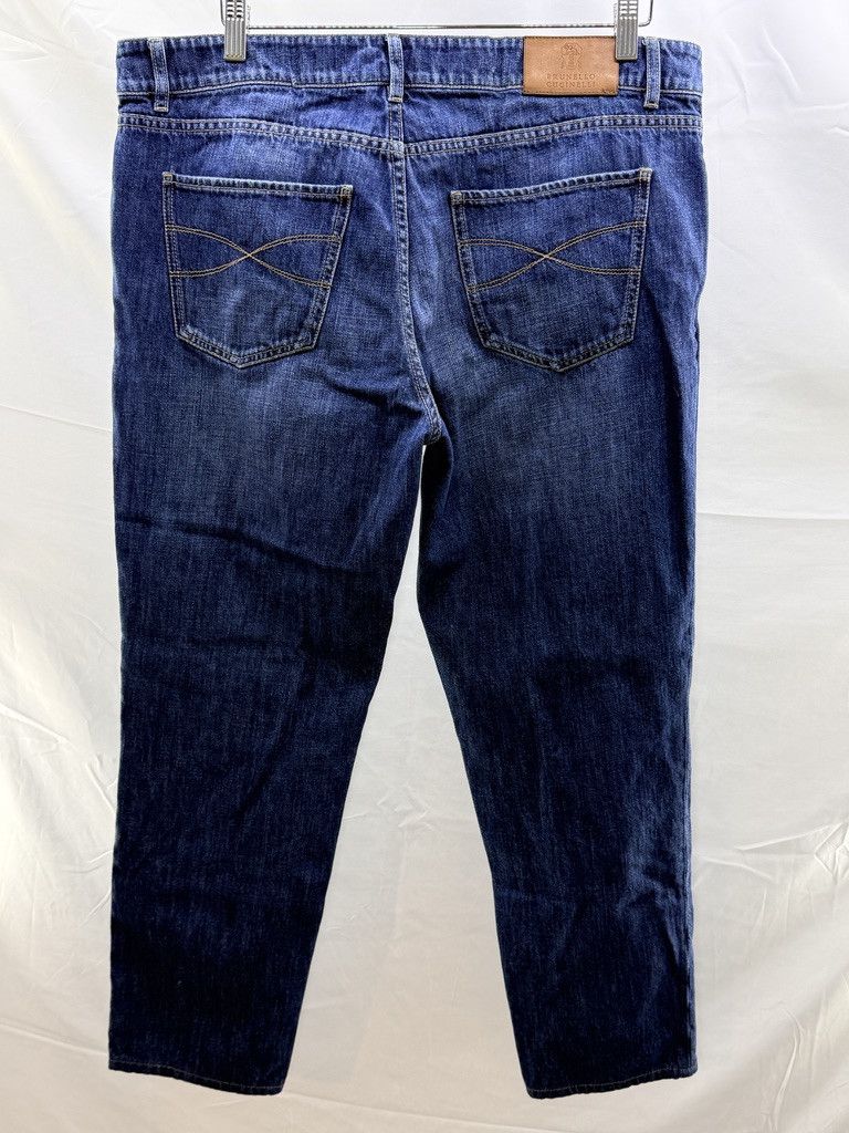Brunello Cucinelli BRUNELLO CUCINELLI Traditional Fit Button Fly Denim Jeans Size US 36 / EU 52 - 8 Thumbnail