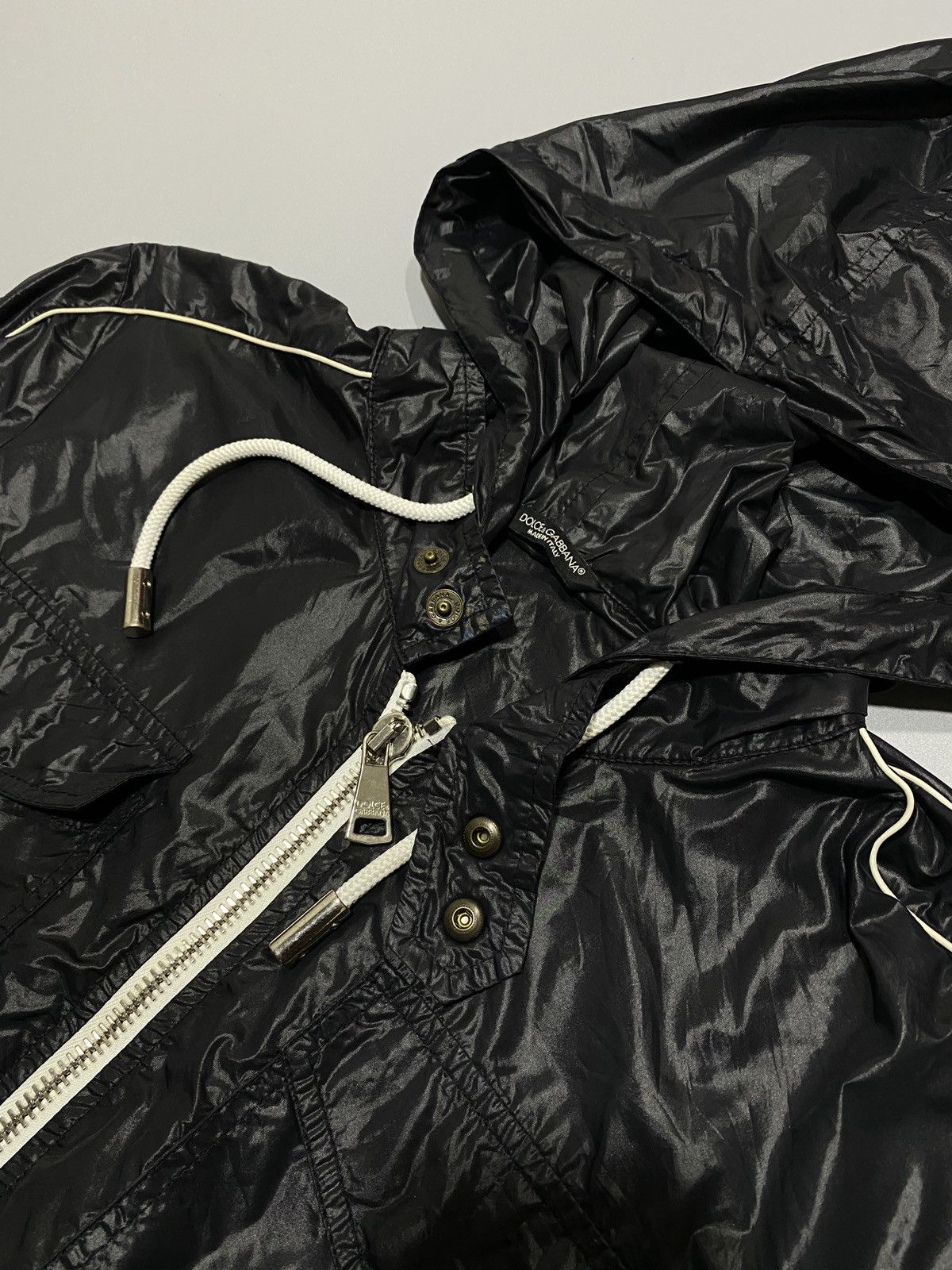 Dolce & Gabbana black zip hooded Jacket Size US M / EU 48-50 / 2 - 5 Thumbnail