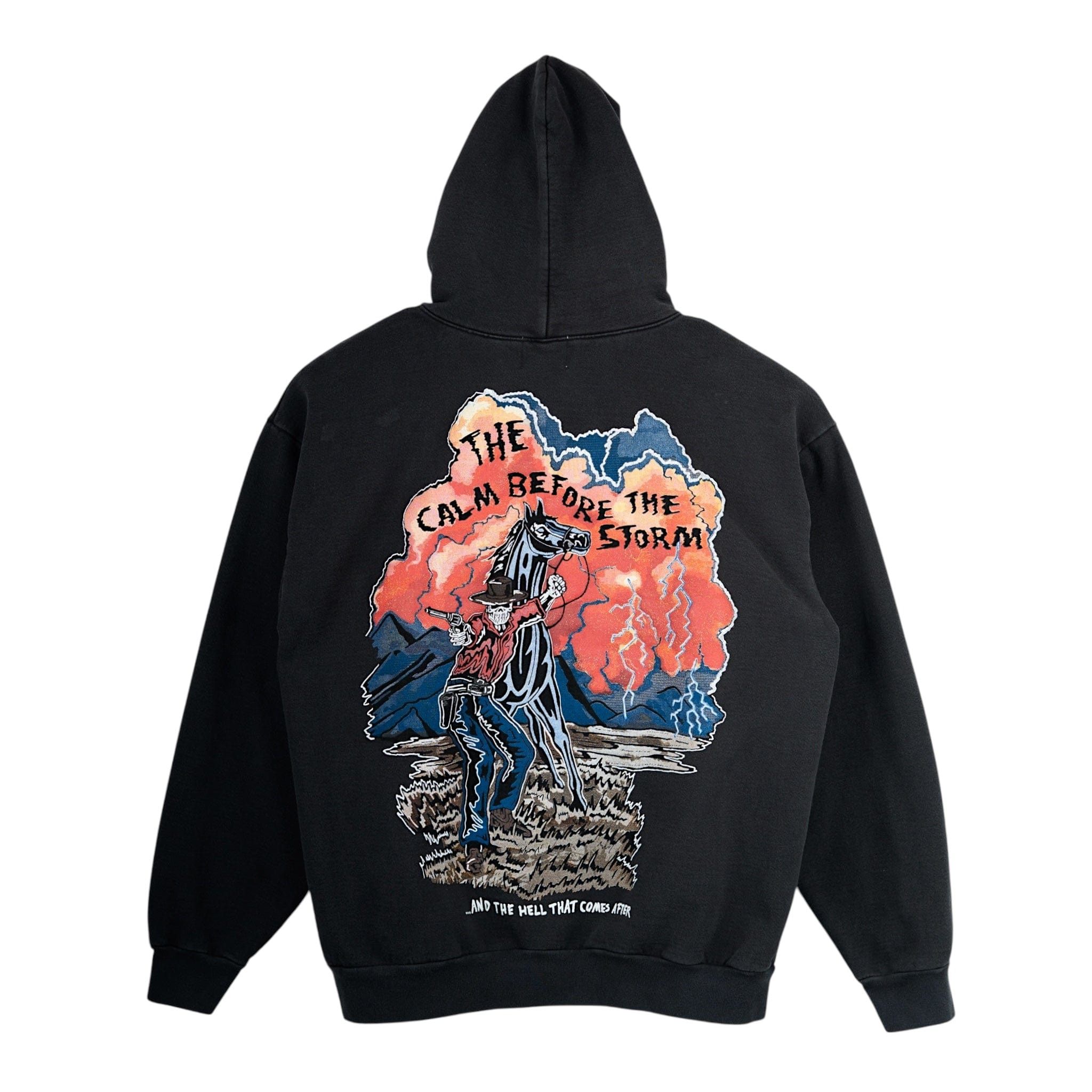 Warren Lotas Calm Before Storm Hooded Sweatshirt Black Size US L / EU 52-54 / 3 - 1 Thumbnail