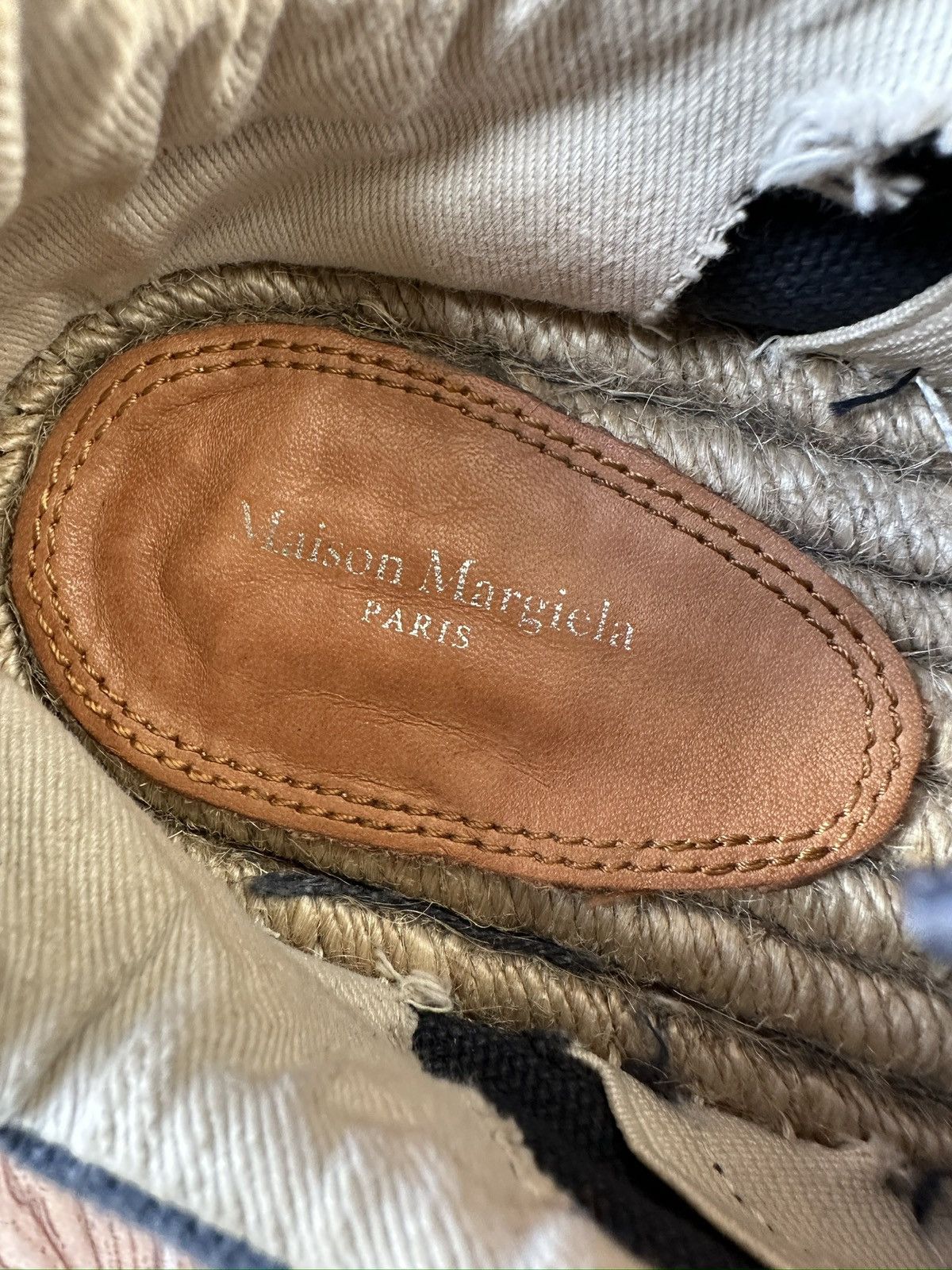Maison Margiela Maison Margiela Women’s Espadrille Gats Blue Sneakers Size US 9 / IT 39 - 17 Thumbnail