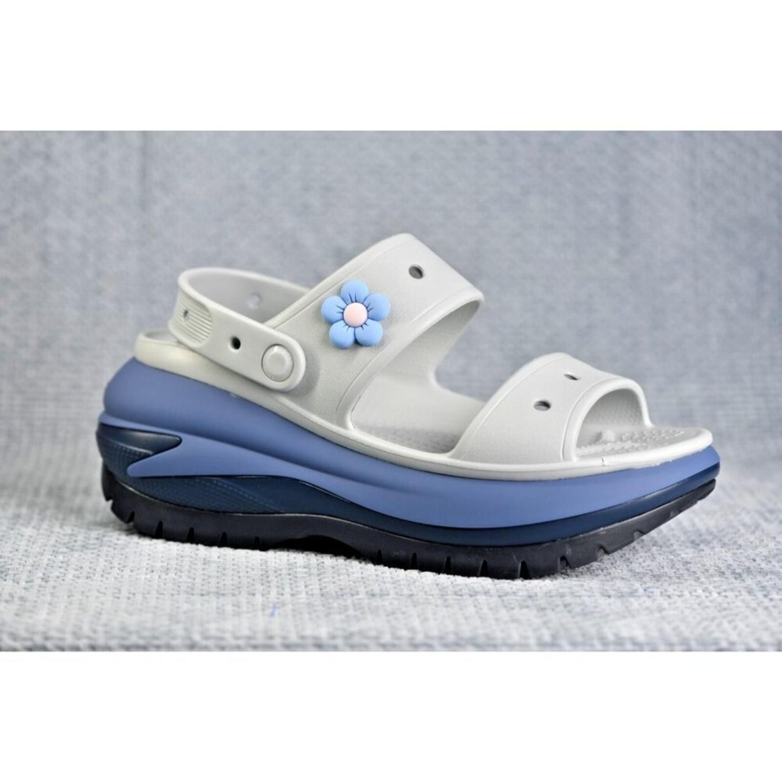 Crocs Crocs Classic Mega Crush Matte Sandal | Mirage | 207989-5AF Size US 9 / IT 39 - 6 Thumbnail
