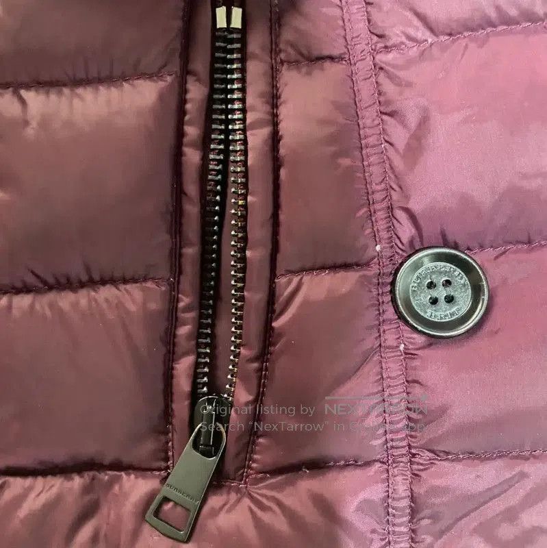 Burberry Burberry Purple Nylon Women's Down Jacket. Size XS / US 0-2 / IT 36-38 - 6 Thumbnail