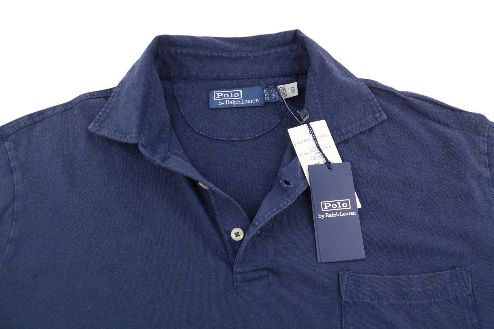 Polo Ralph Lauren XL Blue Linen Blend Short Sleeve Pocket T-Shirt 84541 Size US XL / EU 56 / 4 - 4 Thumbnail