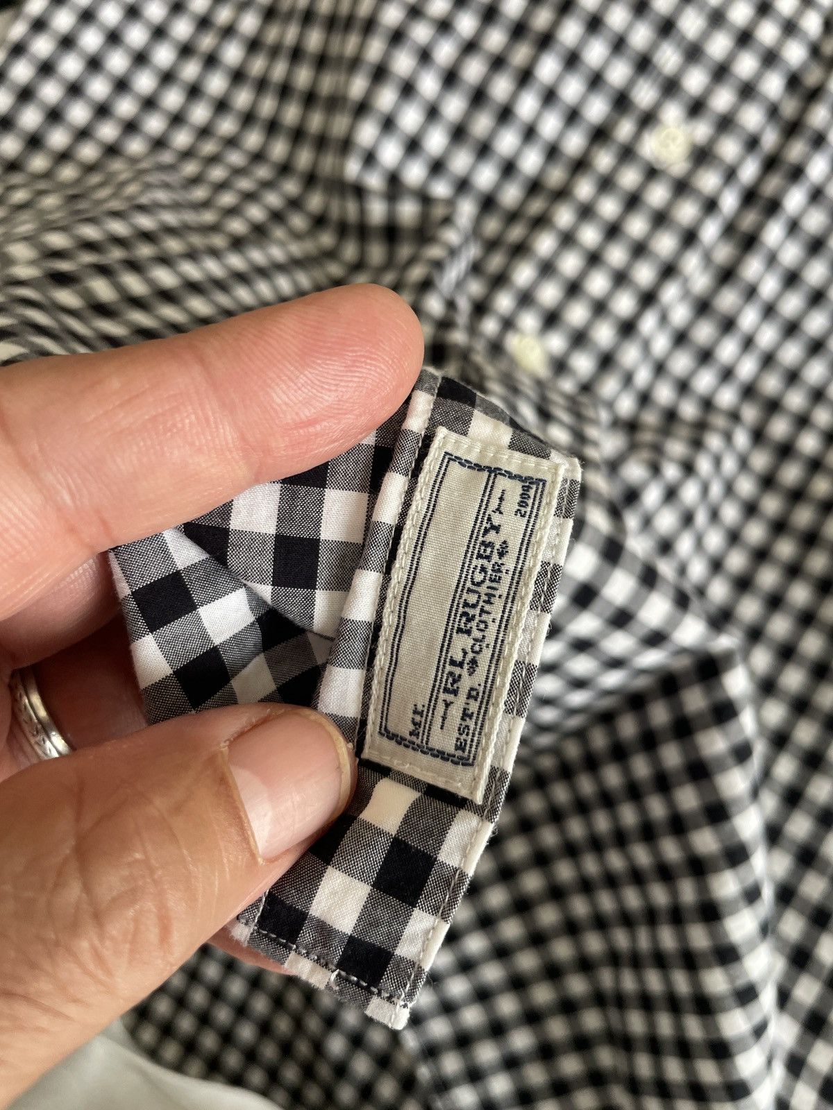 Rugby Ralph Lauren Rugby by RL & 20’s Button Down gingham check shirt Size US M / EU 48-50 / 2 - 9 Thumbnail