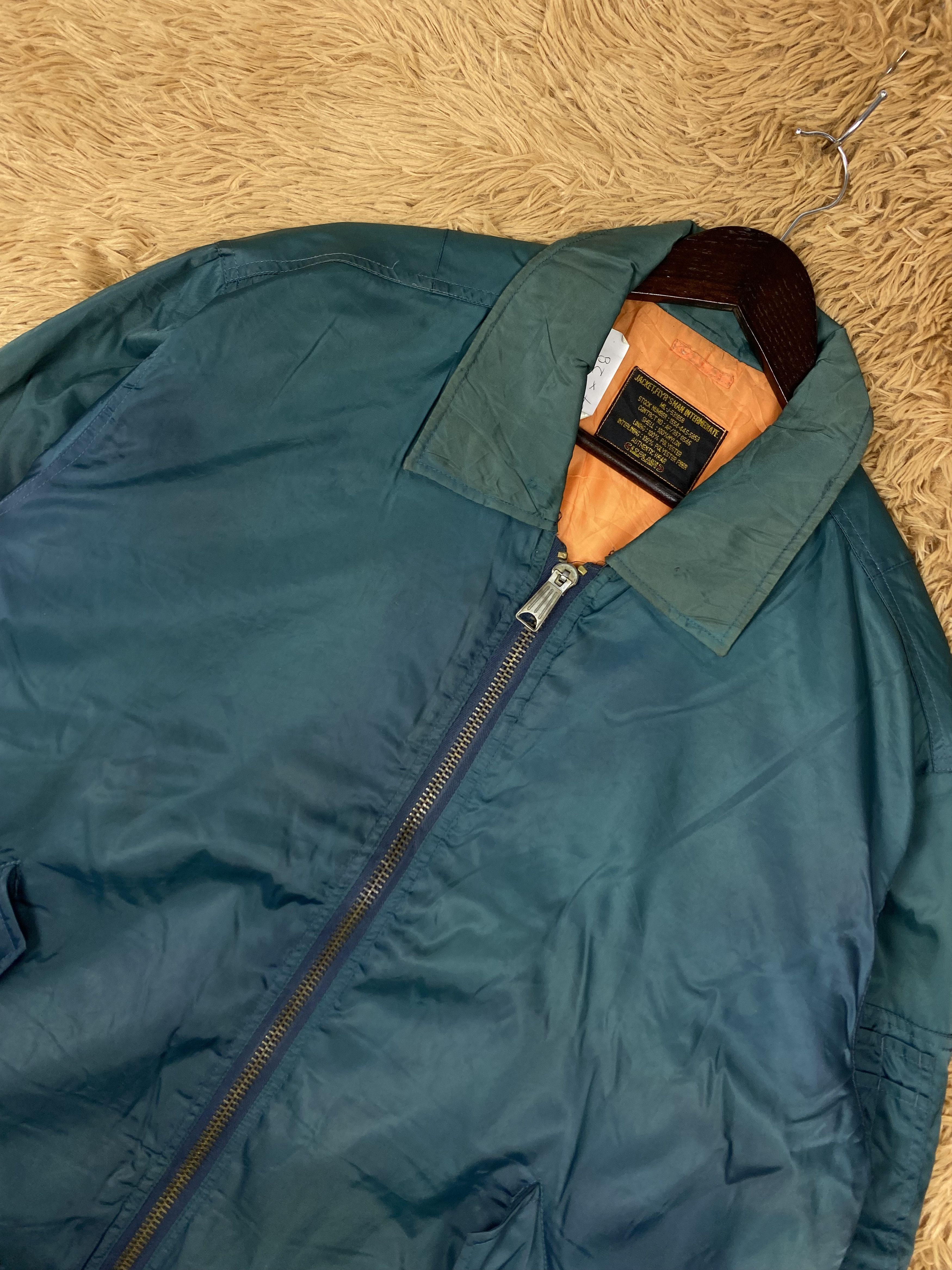 Vintage Vintage FLYR'SMAN Distressed Bomber Jacket DJ0211 Size US L / EU 52-54 / 3 - 2 Thumbnail