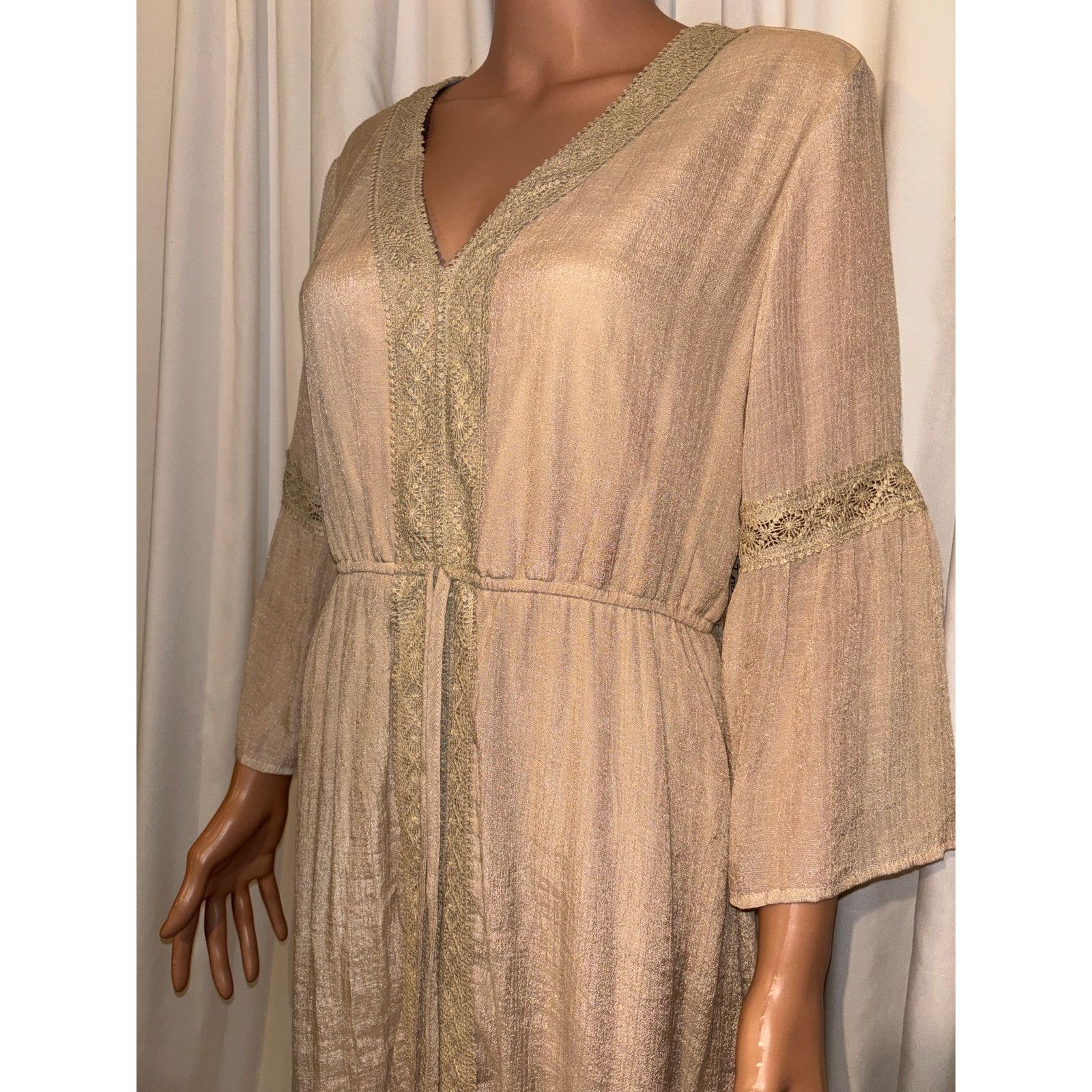 The Unbranded Brand NWT Indigo Rose Bohemian Dress Size Large Size L / US 10 / IT 46 - 2 Thumbnail