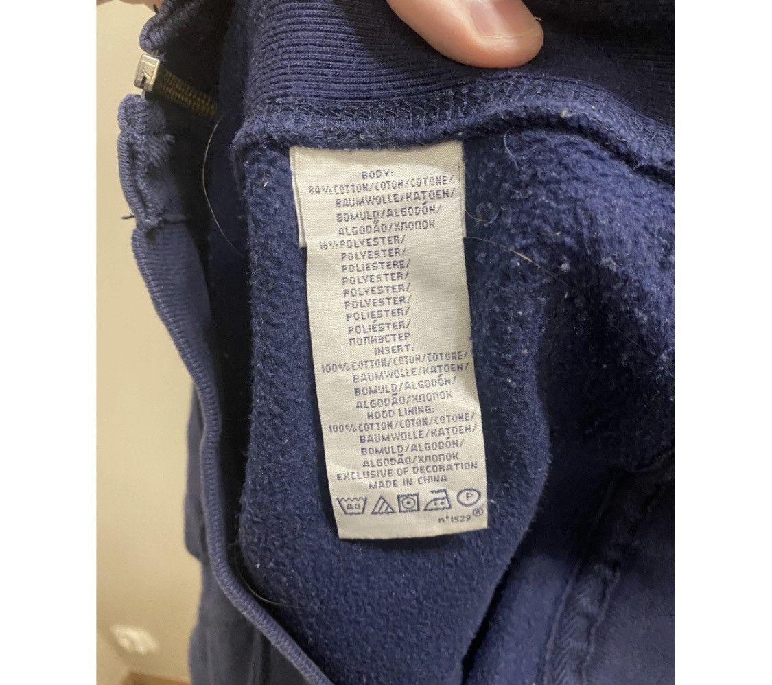 Polo Ralph Lauren × Ralph Lauren × Vintage Vintage navy Polo Ralph Lauren Zip Up Hoodie Size US L / EU 52-54 / 3 - 3 Thumbnail