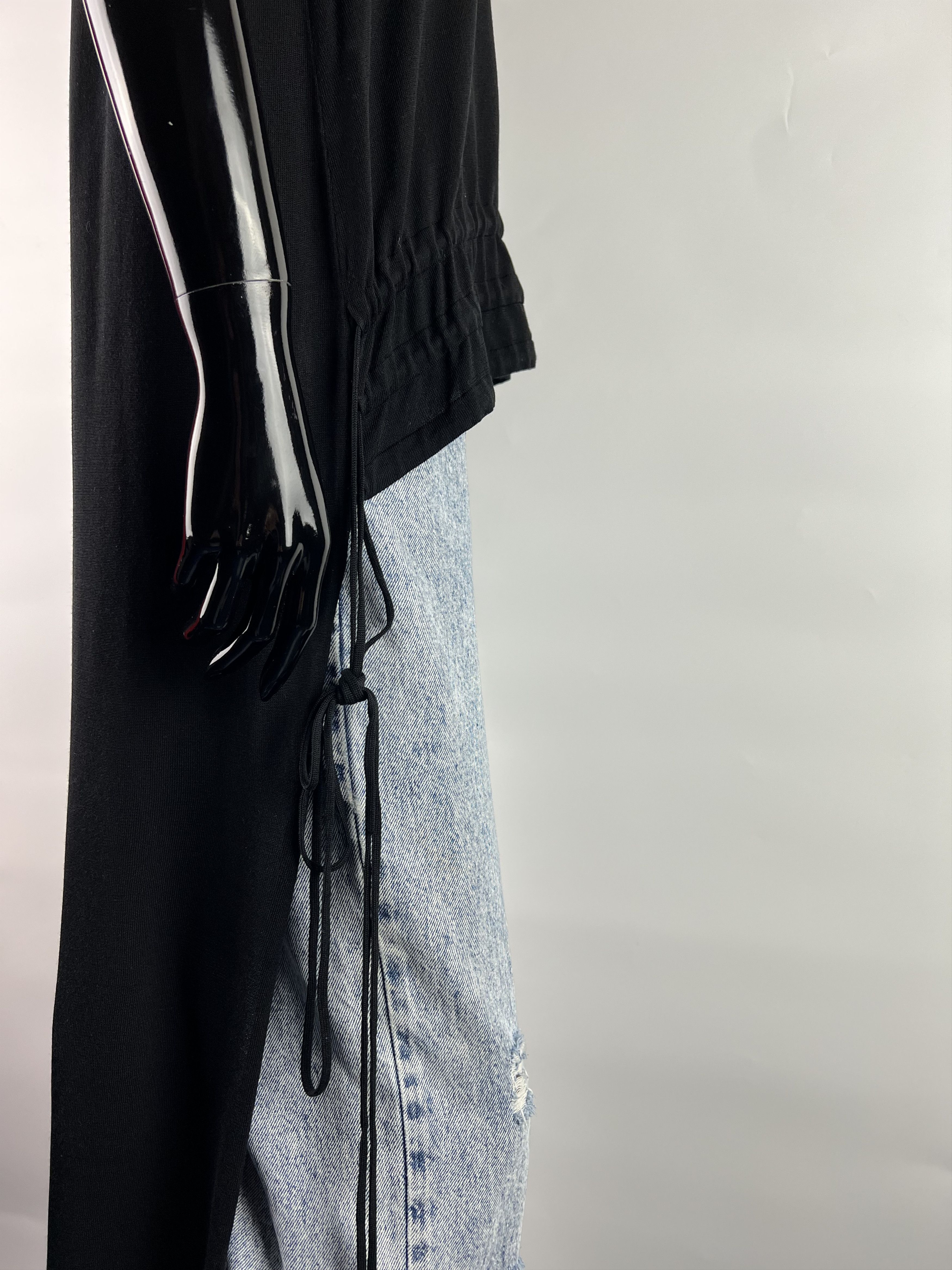 Cos COS Tunic Long Back Oversized Black Bondage Size XS Size XS / US 0-2 / IT 36-38 - 4 Thumbnail