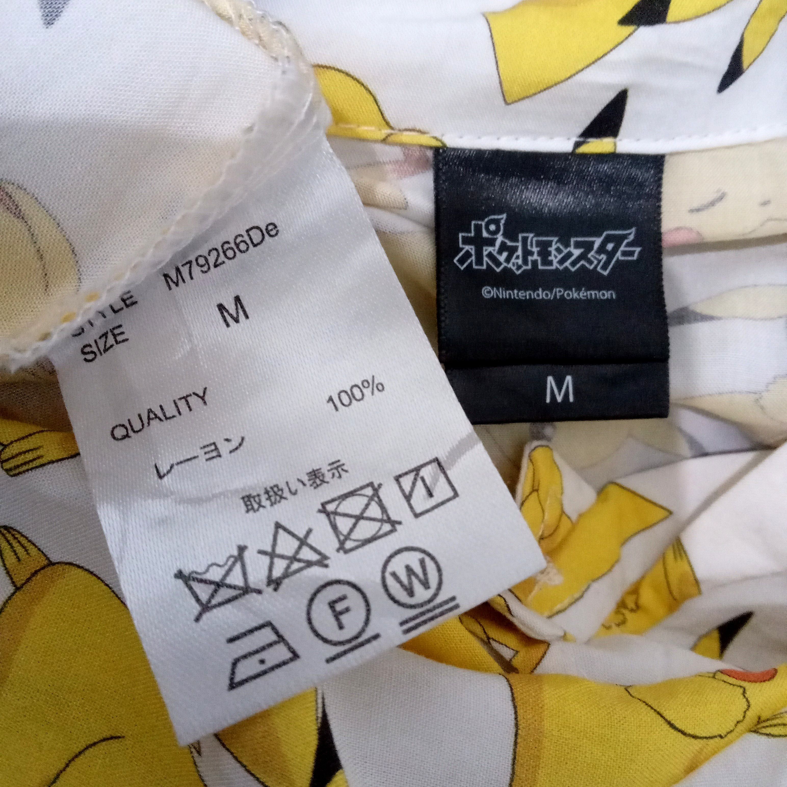 Japanese Brand × Nintendo × Pokemon Pokemon x Nintendo pikachu allover shirt Size US M / EU 48-50 / 2 - 6 Thumbnail