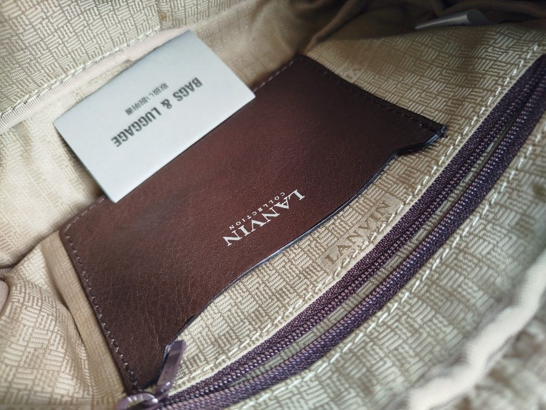 Lanvin Lanvin Collection Two-Tone Leather Clutch/Wristlet. Size ONE SIZE - 6 Thumbnail