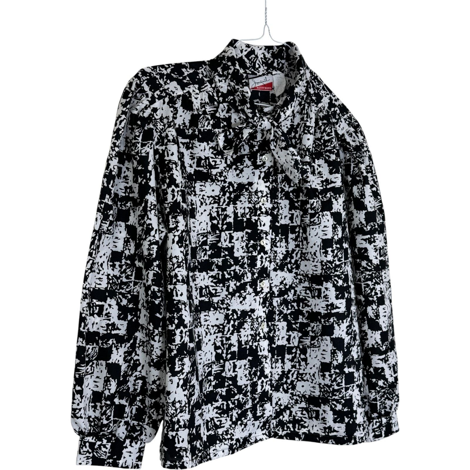 Other Jonquil by Judy Bond Blouse 22W 42 Plus Size Black White Size XXL / US 16-18 / IT 52-54 - 5 Thumbnail