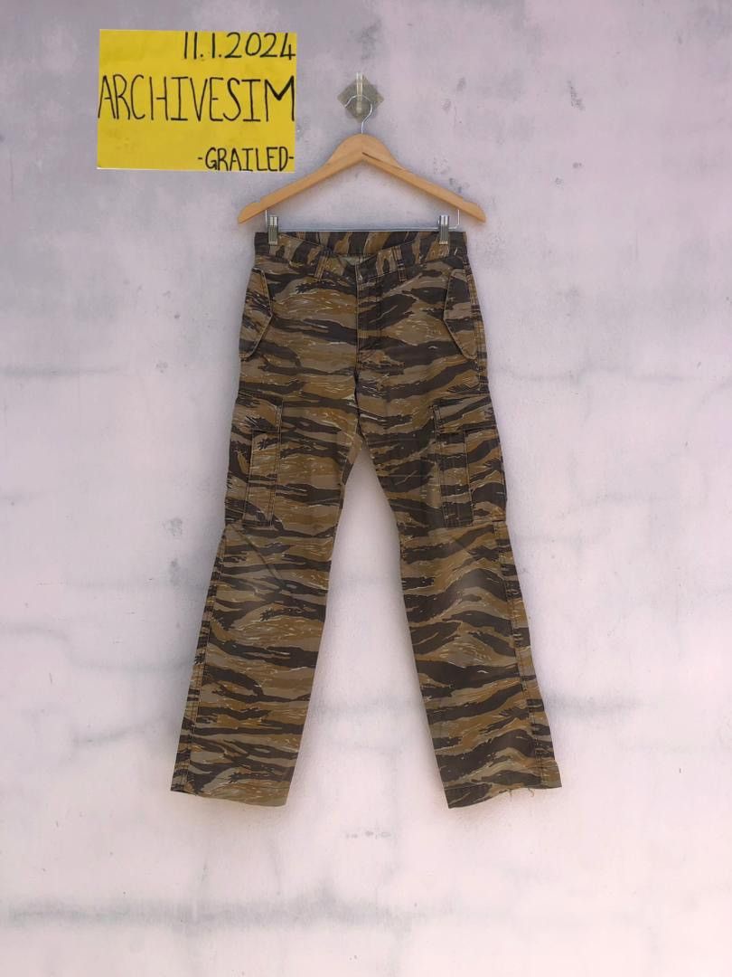 Hysteric Glamour Hysteric Glamour Tiger Stripe Military Style Cargo Pants Size US 29 - 2 Thumbnail