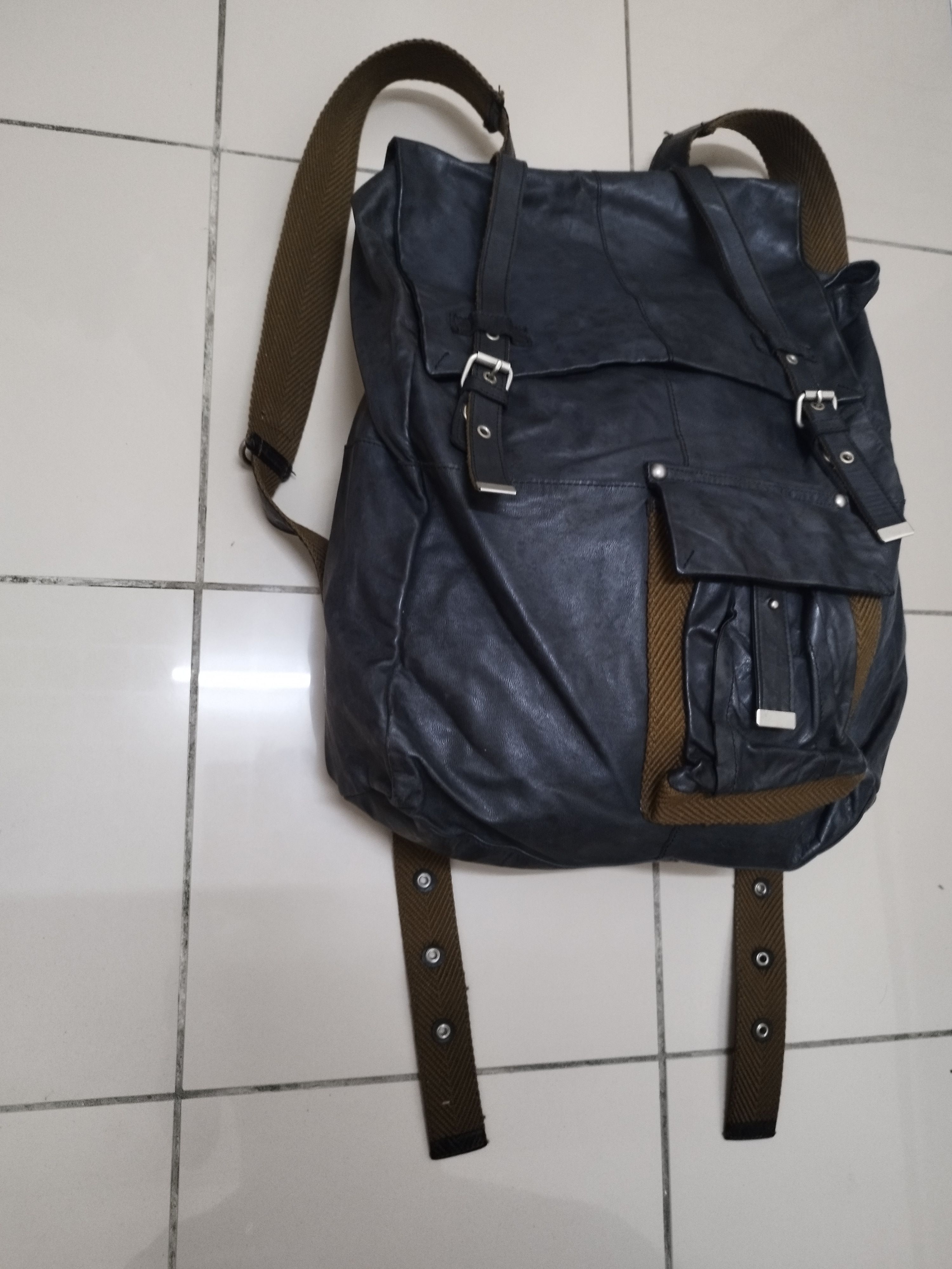 14th Addiction Vintage Zer Japanese Brand Backpack leather Size ONE SIZE - 2 Thumbnail