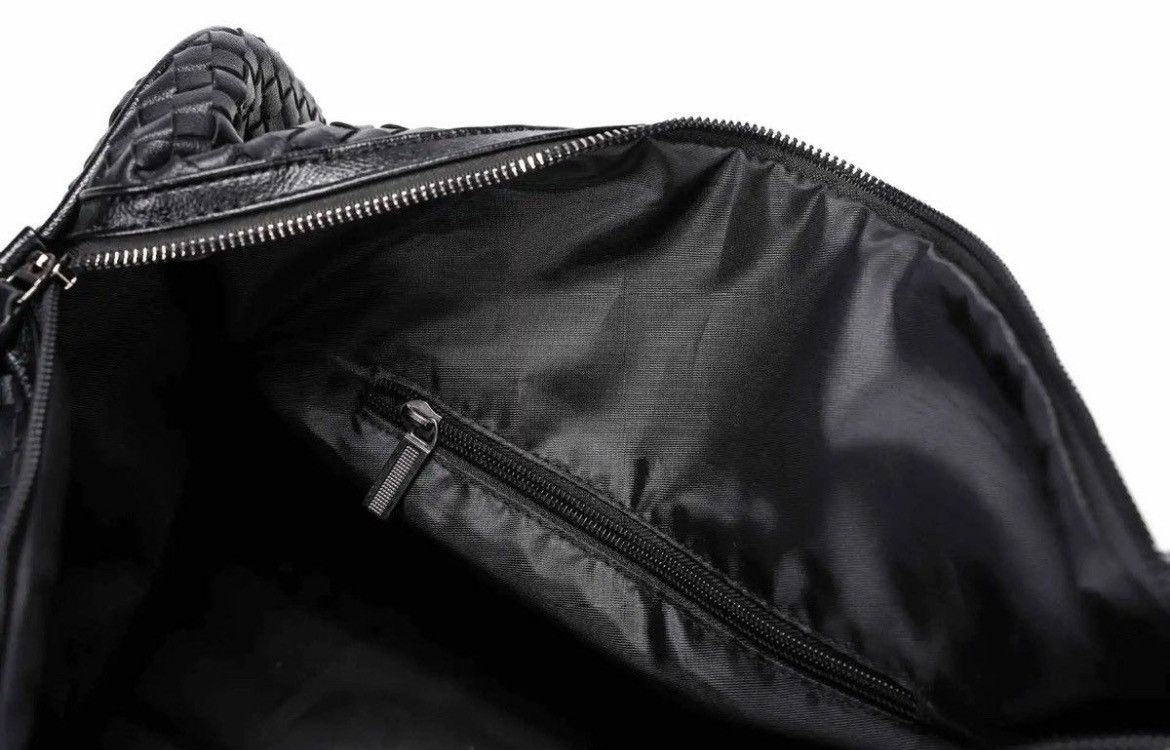 Japanese Brand × Vintage Outdoor retro woven travel duffle bag pu leather Size ONE SIZE - 9 Thumbnail