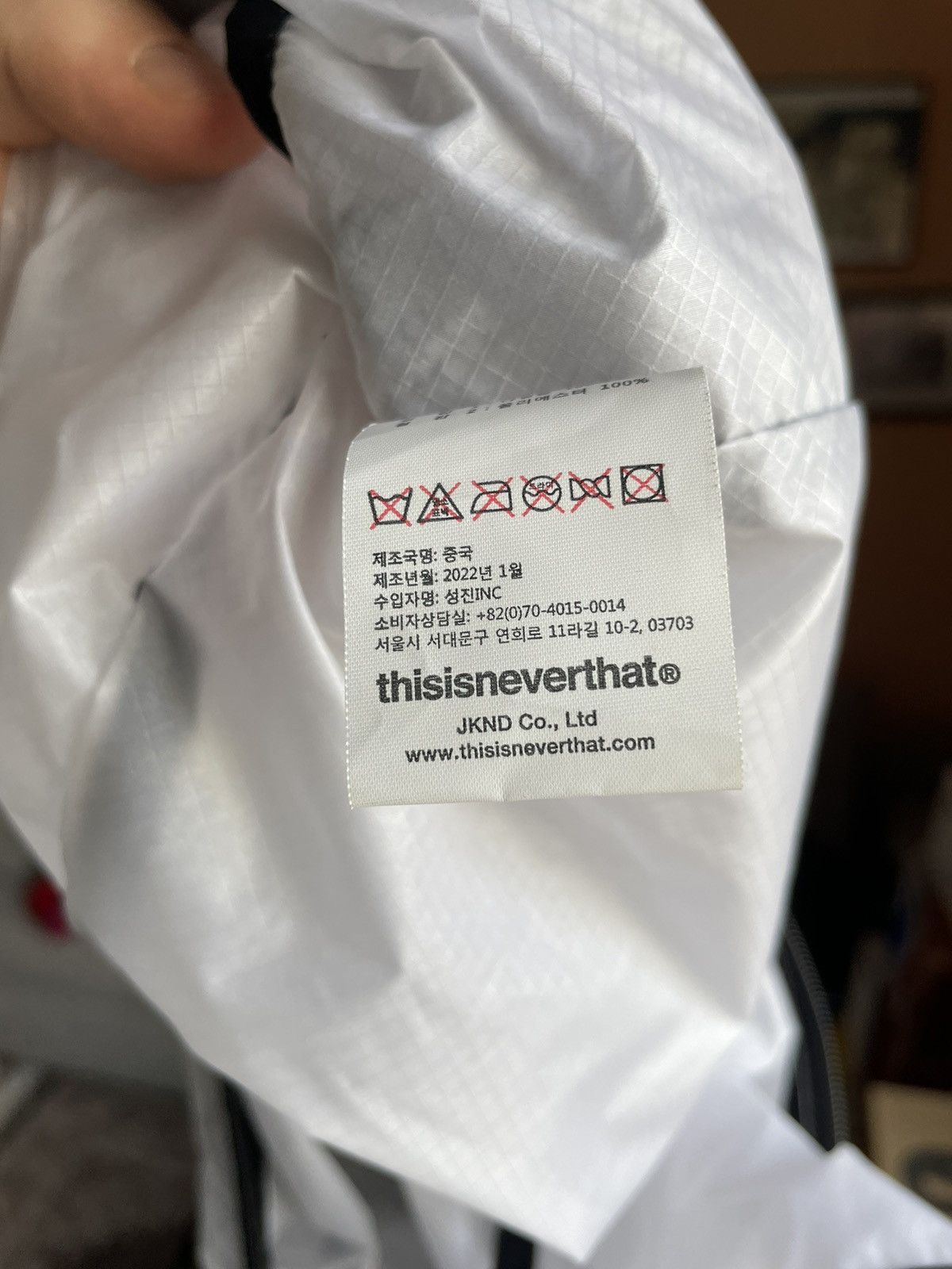 thisisneverthat Thisisneverthat transparent ripstop Cordura shoulder bag Size ONE SIZE - 8 Thumbnail