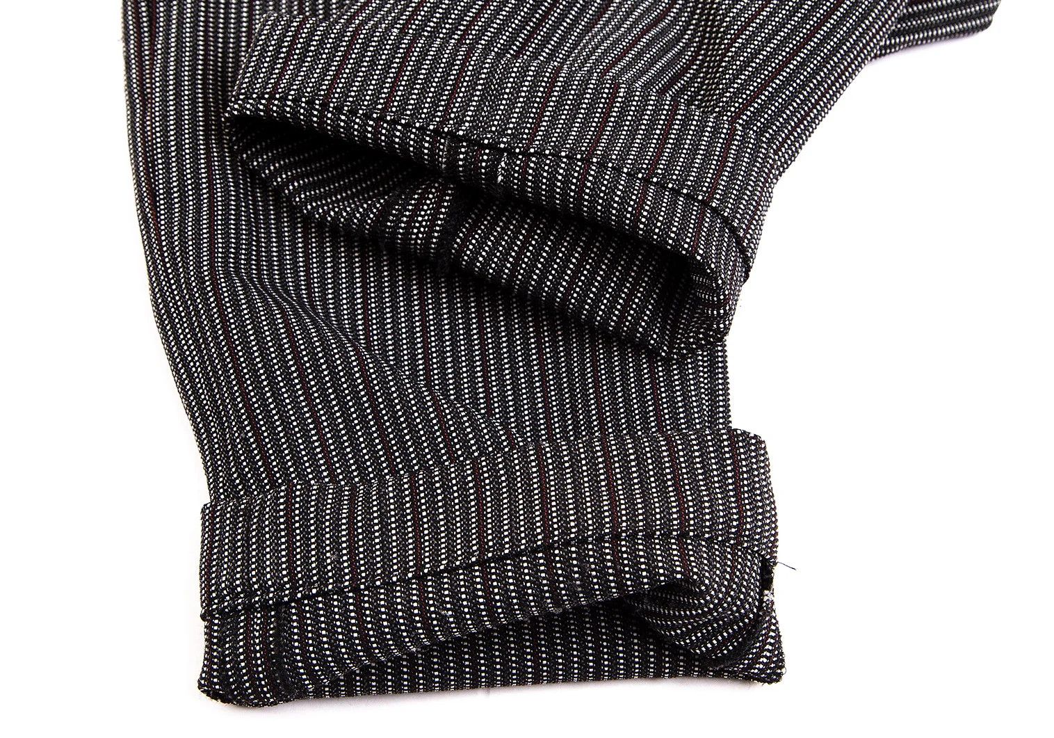 Junya Watanabe Polyester Striped Hip Transition Pants in Black and White Size US 30 / EU 46 - 10 Thumbnail