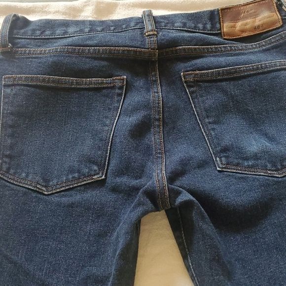 Vintage J. Crew 484 Slim Fit Stretch Karubo Sz. 28x32 Blue Jeans Size US 28 / EU 44 - 12 Thumbnail