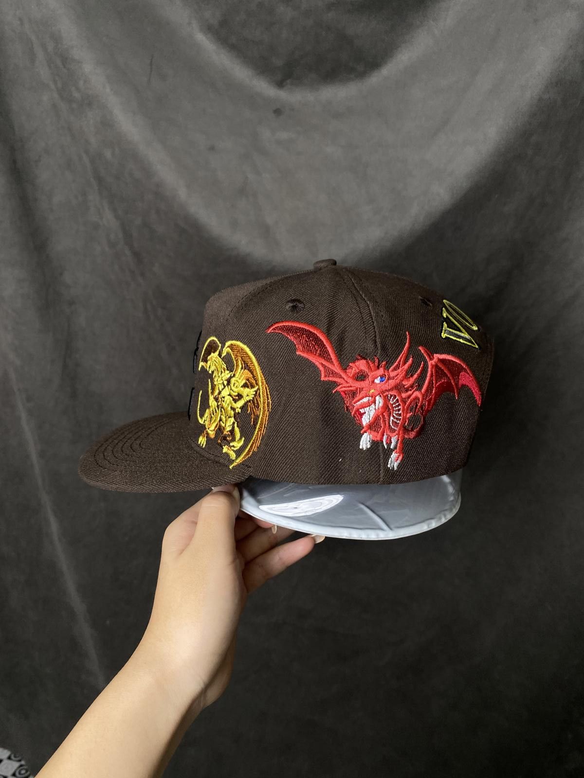 Japanese Brand Deadstock Void Reincarnation Yu-Gi-Oh Brown Snapback OS Size ONE SIZE - 7 Thumbnail