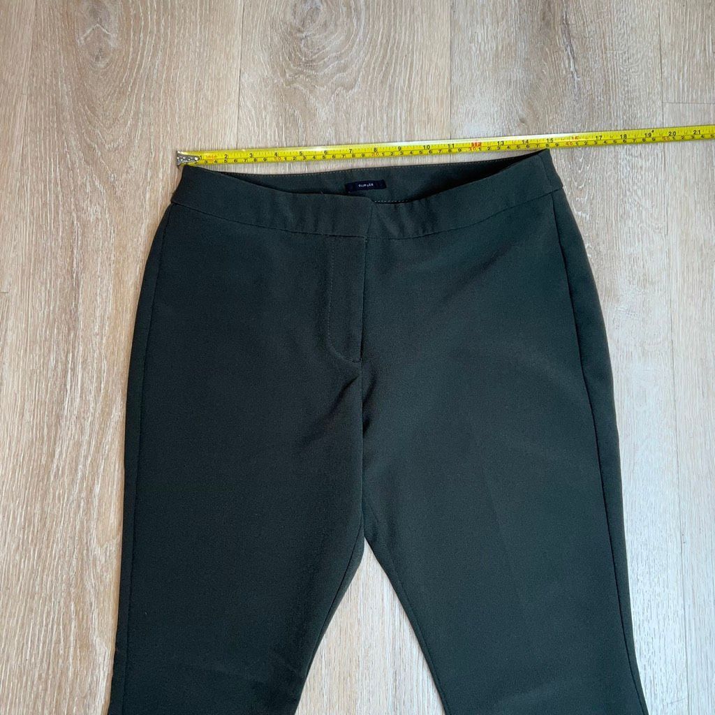 Worthington Worthington Forest Green Slim Leg Trousers Fitted Career Wea Size 28" / US 6 / IT 42 - 6 Thumbnail