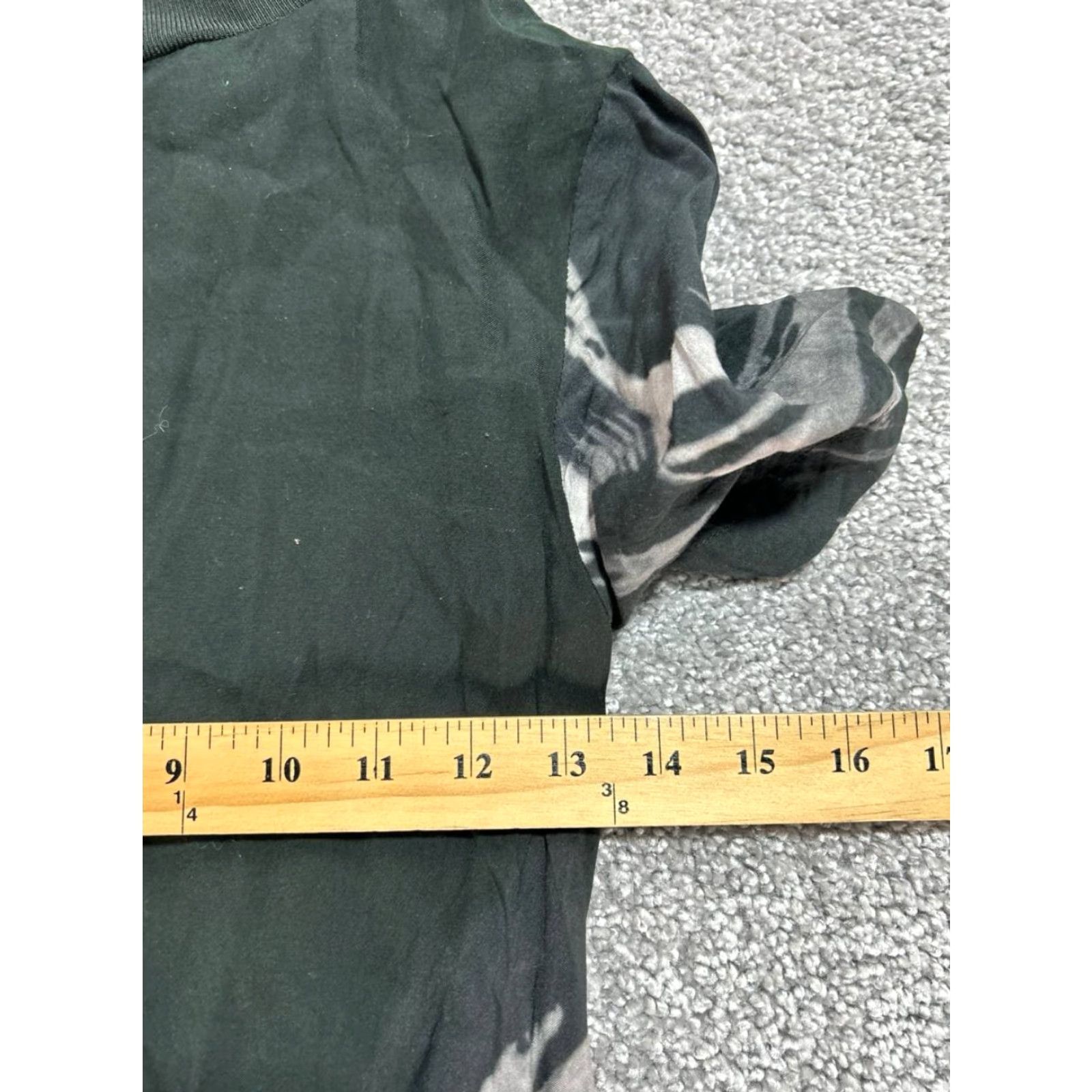 Allsaints AllSaints Dress Womens XS Black Belted Graphic Trace Kannur T Shirt Size XS / US 0-2 / IT 36-38 - 5 Thumbnail