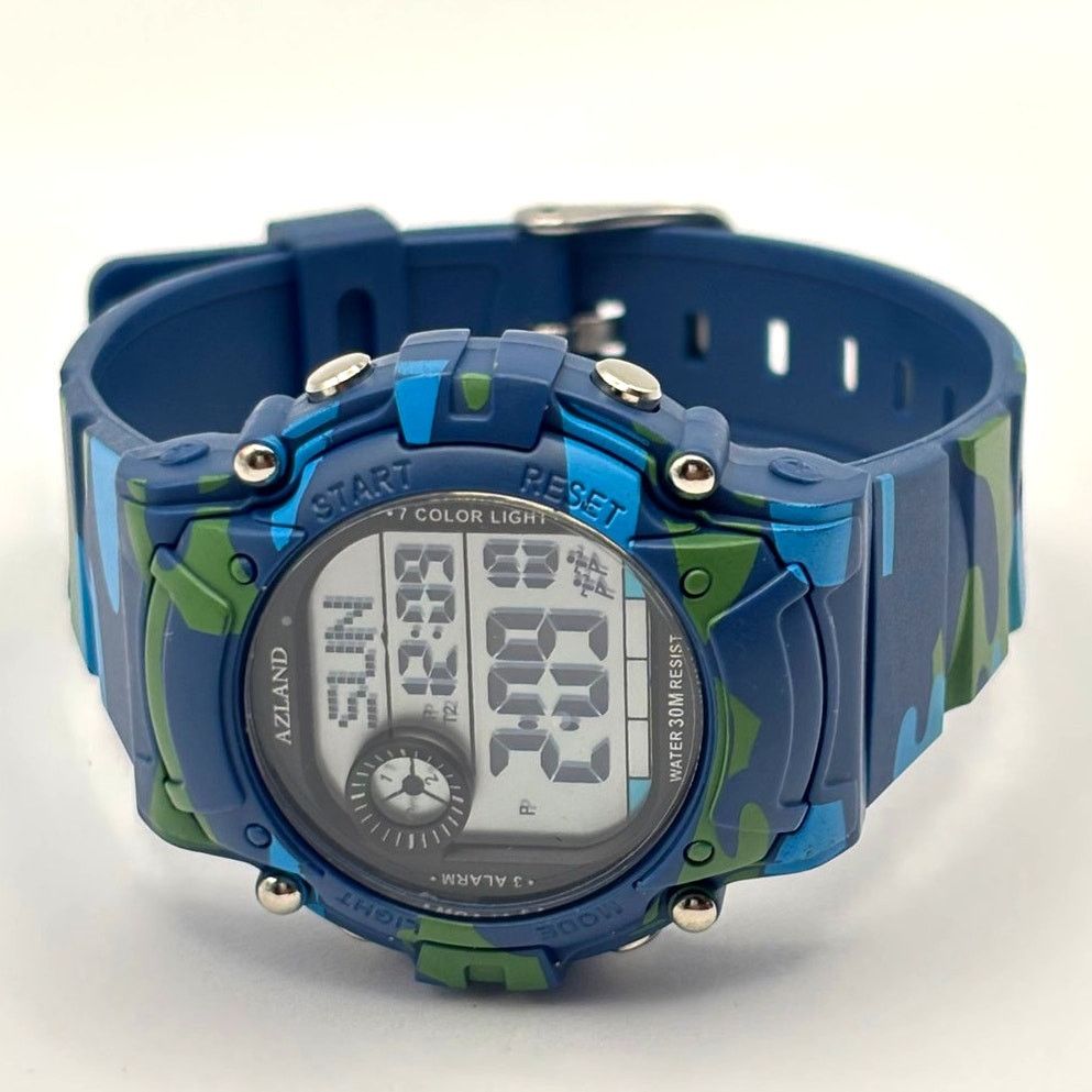 Other Digital Blue Camo Men's Watch Size ONE SIZE - 3 Thumbnail