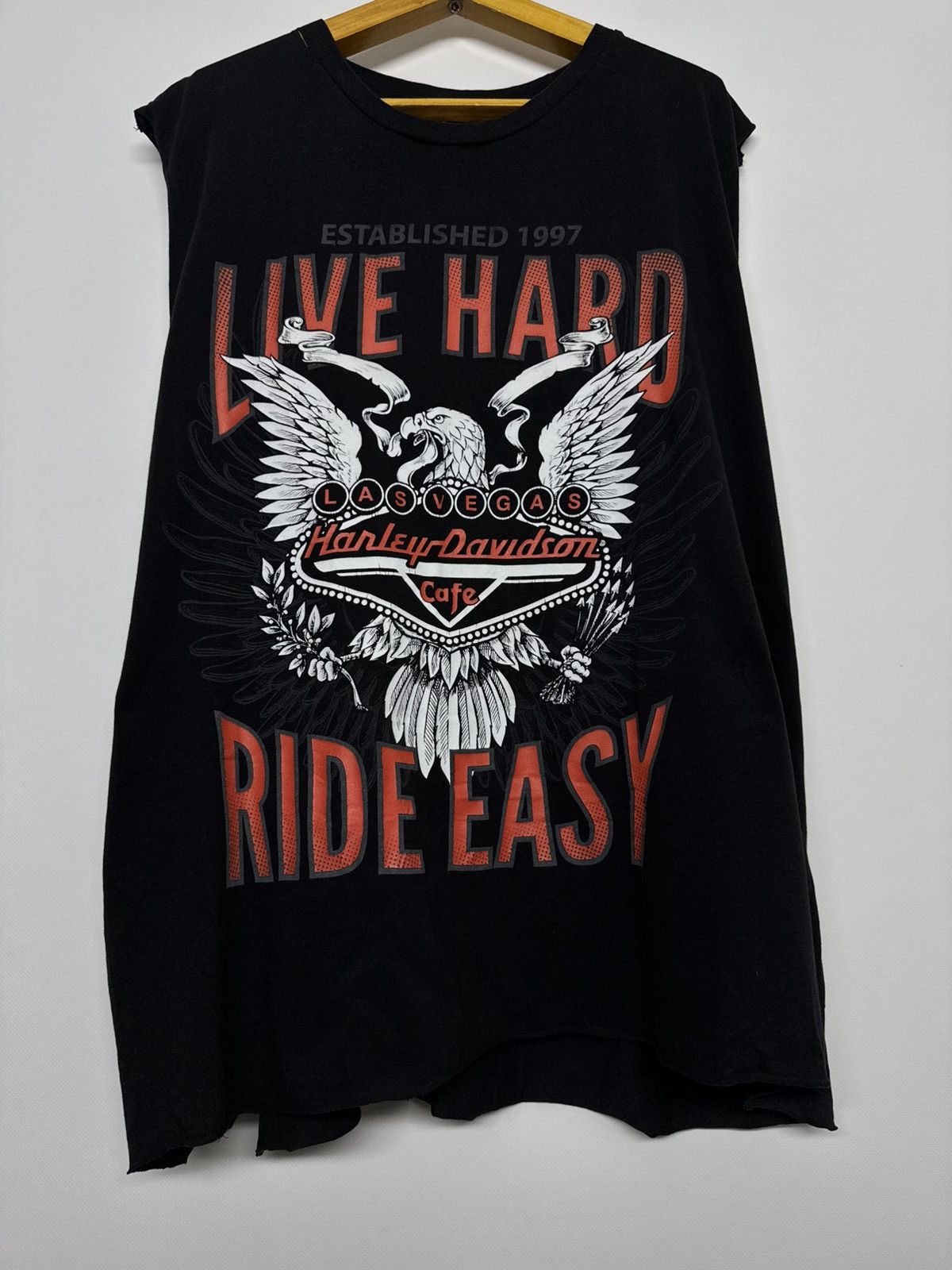 Harley Davidson HARLEY DAVIDSON Motorcycles LAS VEGAS Bike Singlet Tank Top Size US XXL / EU 58 / 5 - 9 Thumbnail