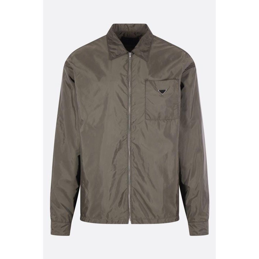 Prada PRADA Re-Nylon Green Full Zip Overshirt New & Authentic (Men Size US L / EU 52-54 / 3 - 1 Thumbnail