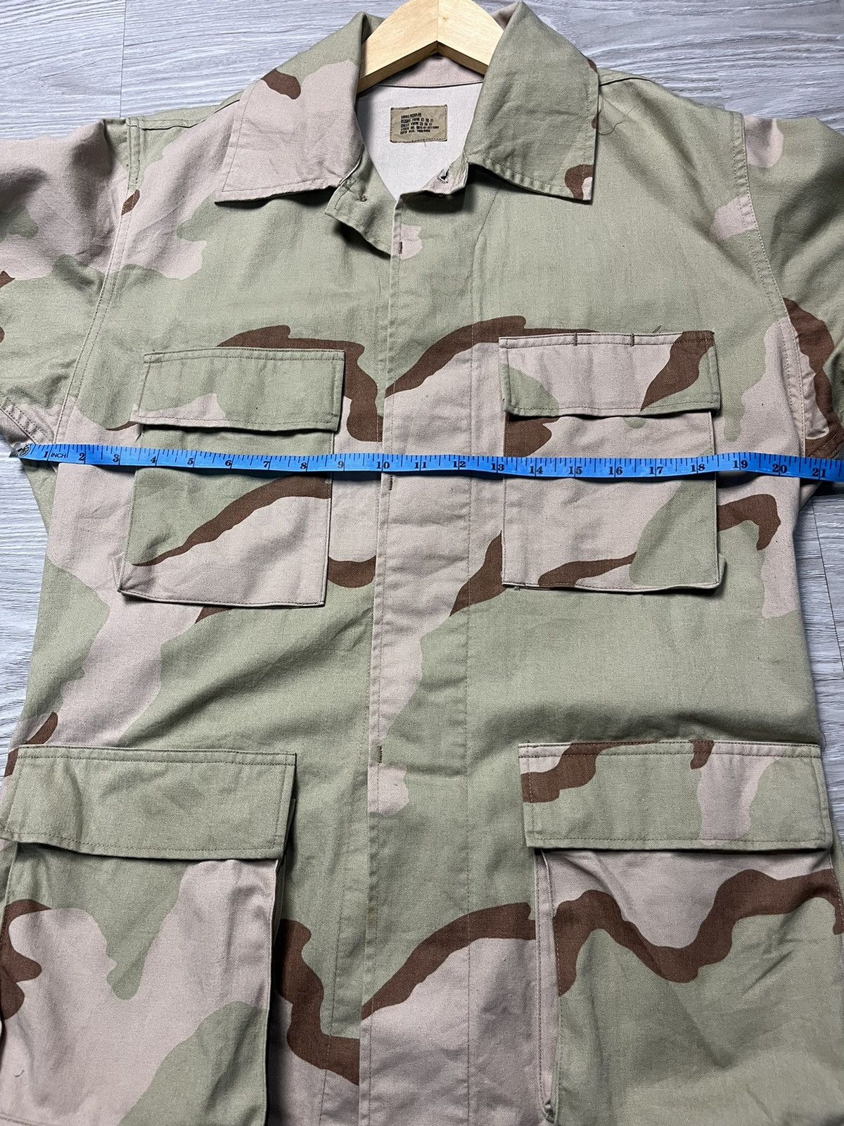 Vintage US Military Desert Camo Small Regular Shirt Size US L / EU 52-54 / 3 - 7 Thumbnail