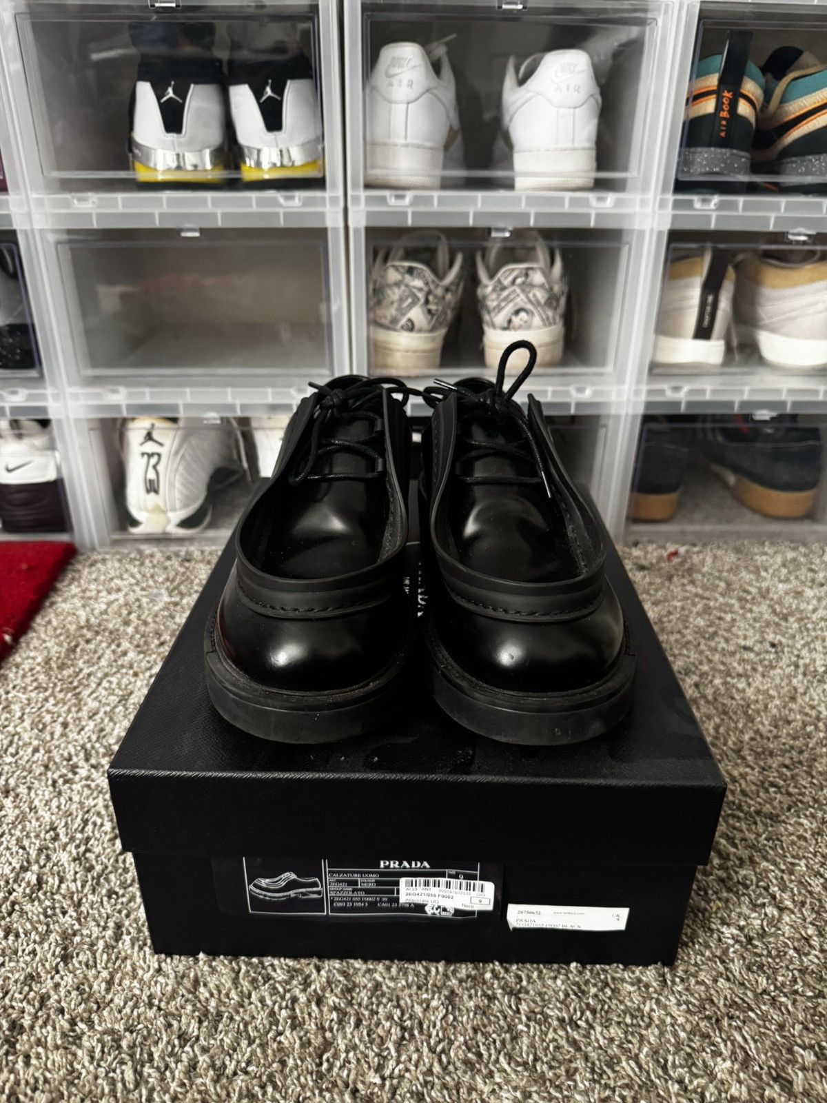 Prada Prada oblique lace up shoe Size US 10 / EU 43 - 2 Thumbnail
