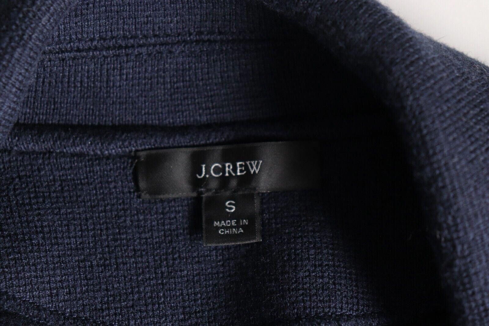 J.Crew J. Crew Women Small Blue Eloise Cardigan Knit Blazer Jacket Size S / US 4 / IT 40 - 7 Thumbnail