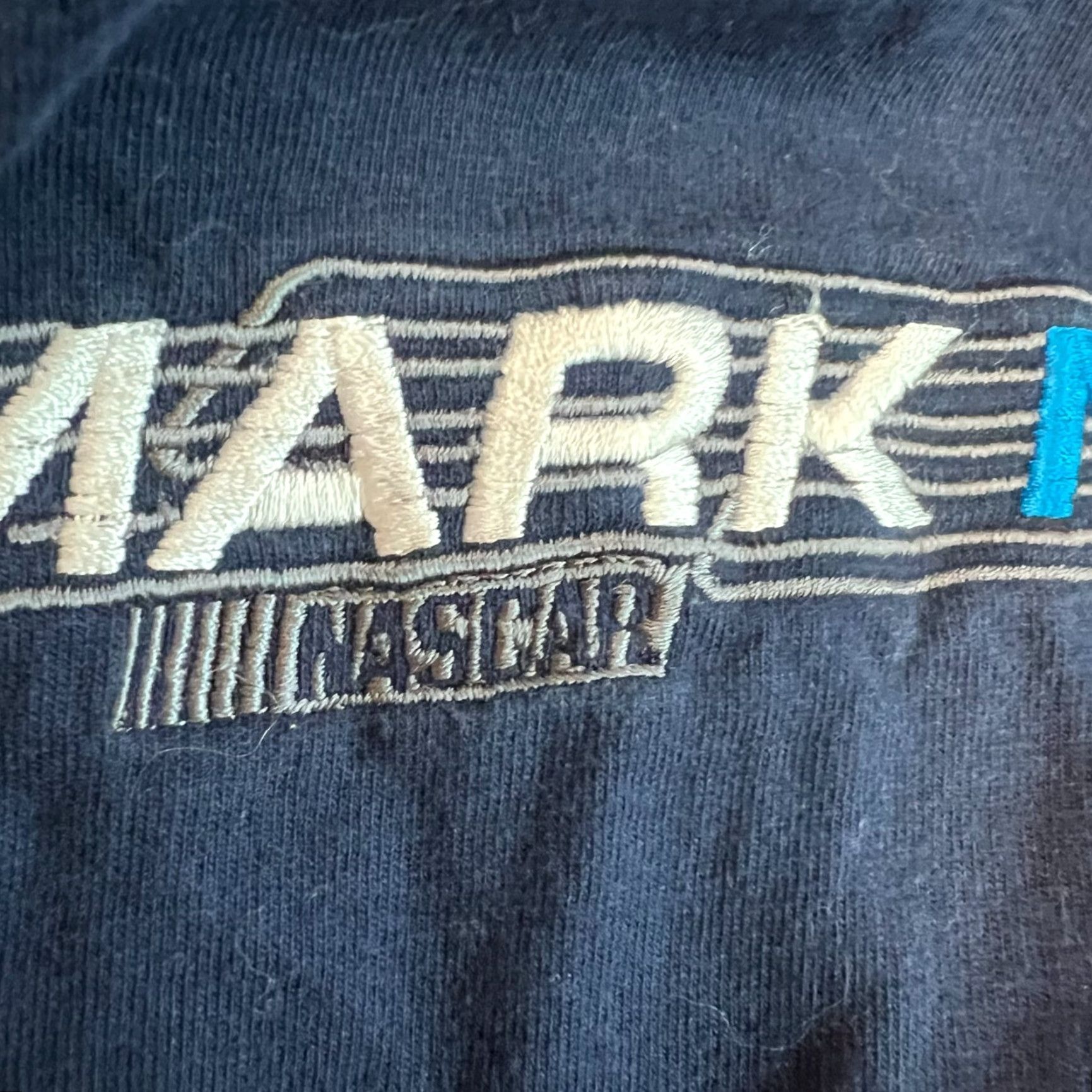 NASCAR VINTAGE NASCAR Shirt Mens XL Blue Mark Martin #6 Embroidered Checker Flag Size US XL / EU 56 / 4 - 4 Thumbnail