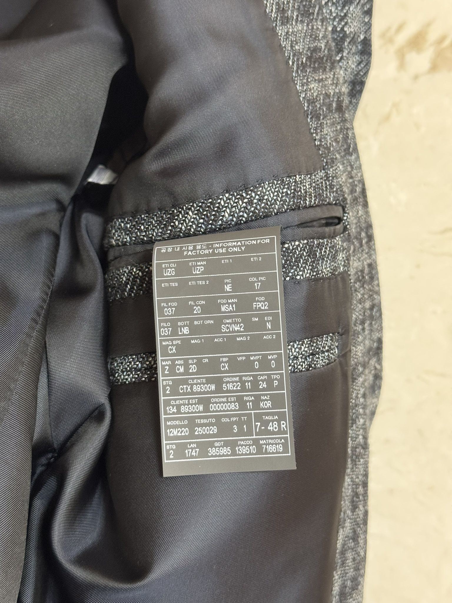 Ermenegildo Zegna ZEGNA / Tailored Milano Fit Check Pattern Blazer / EU 48 Size 38R - 6 Thumbnail