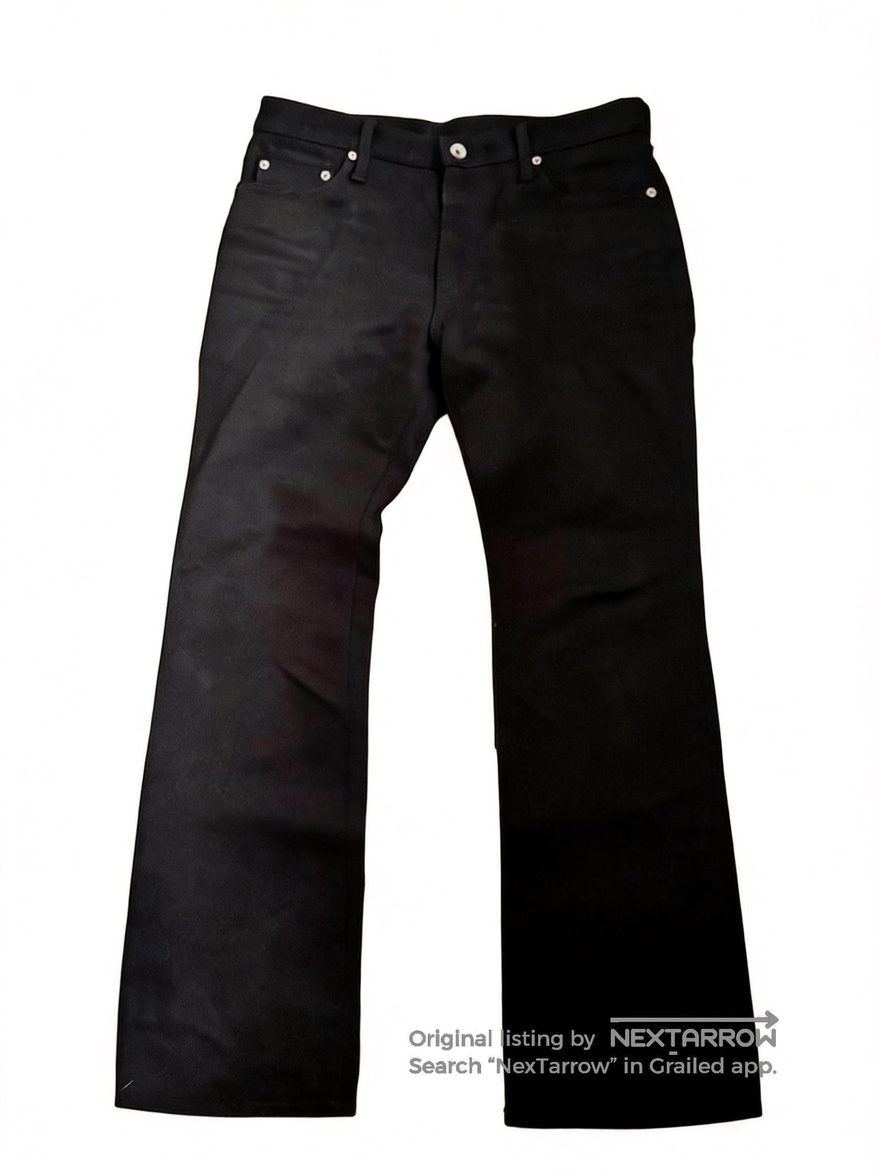 Iron Heart Black Cotton Denim IH-9461Z Boot Cut | Grailed