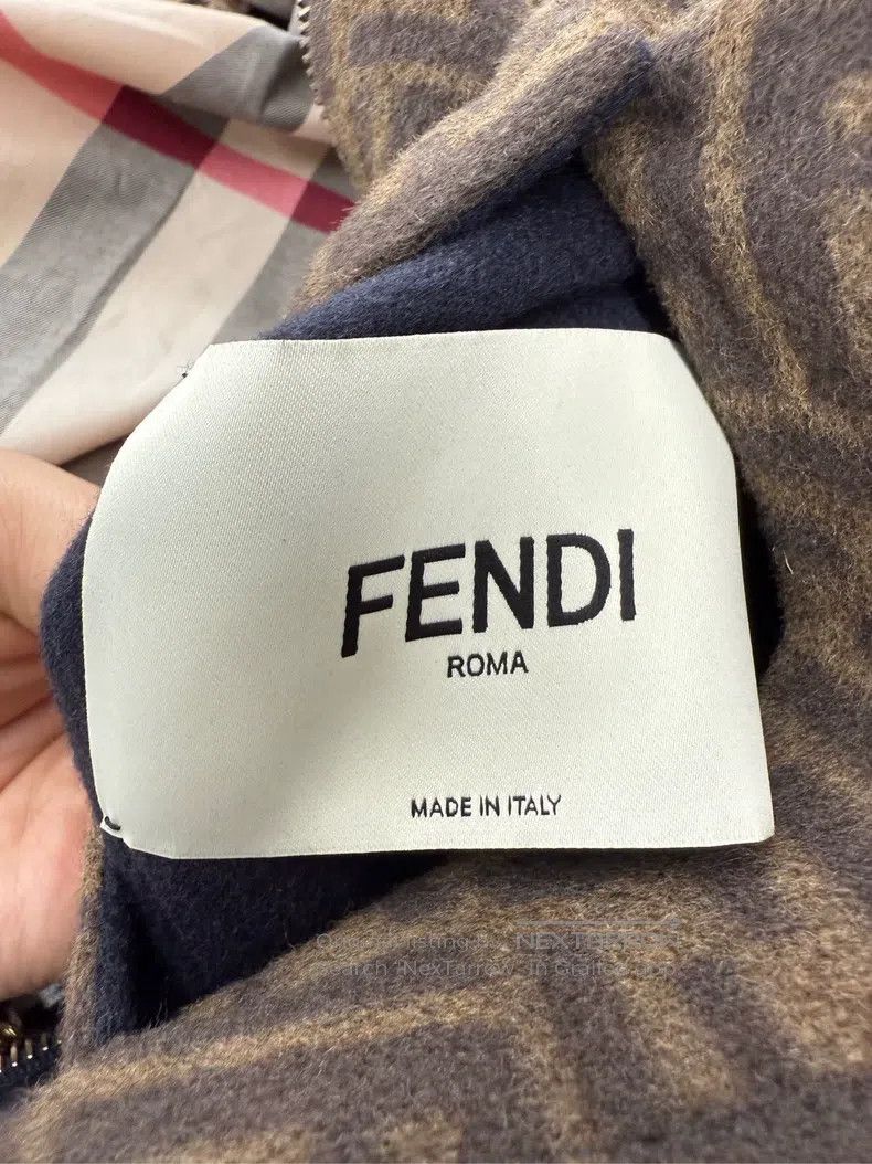 Fendi Fendi Reversible wool hooded coat Size 4XL / US 24-26 - 3 Thumbnail