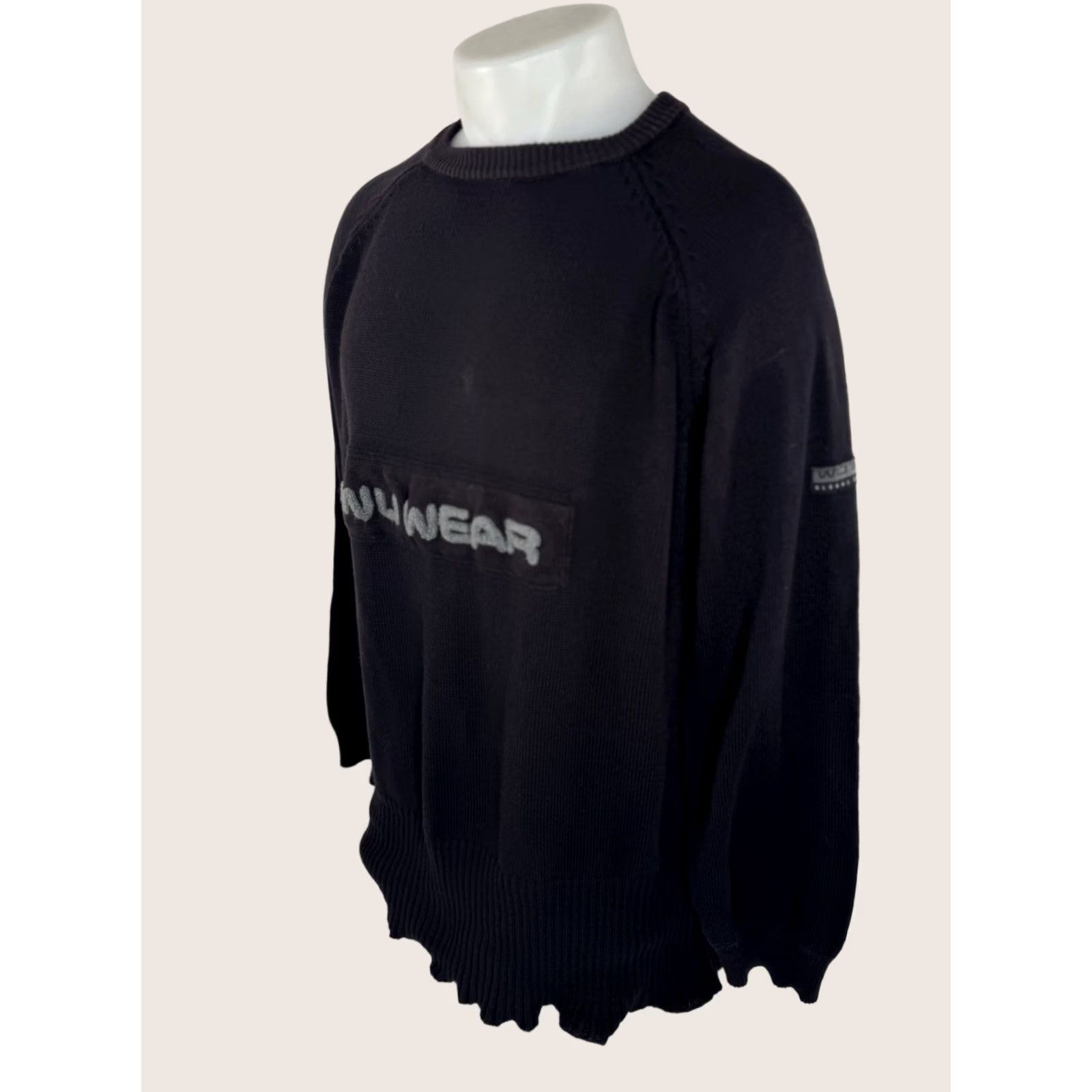 Vintage WU Wear / WU Tang Embroidered Mens L Pullover Vintage Sweater Size US L / EU 52-54 / 3 - 1 Thumbnail