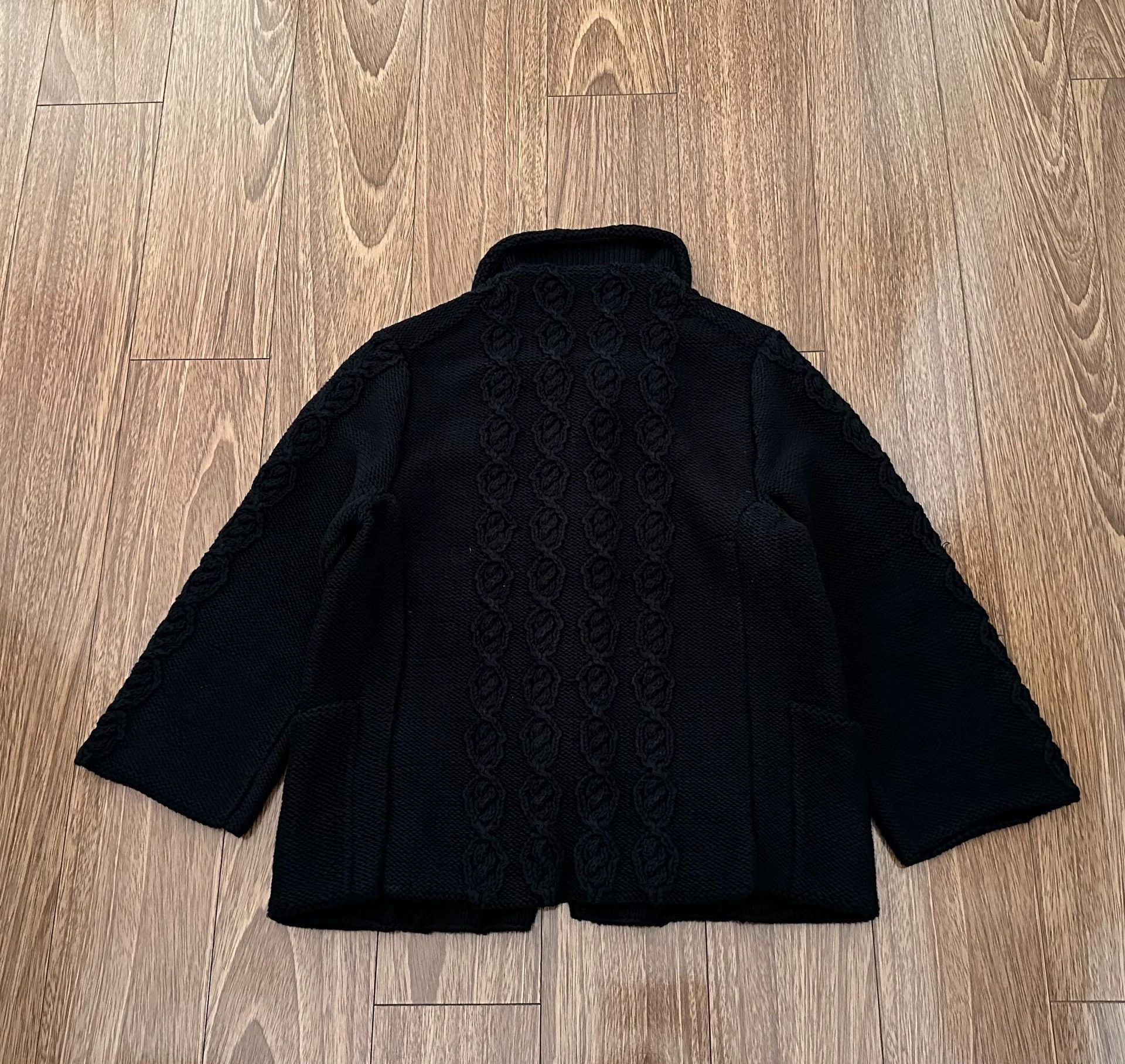 Visvim VISVIM HIGHLAND KNIT BUCKY COVERALL black 1 with tags Size US S / EU 44-46 / 1 - 2 Thumbnail
