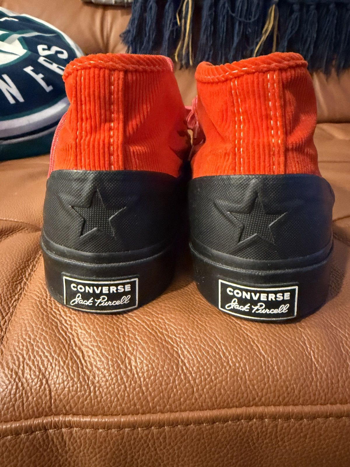 Converse Converse Jack Purcell Chukk ASAP Nast Tomato Flame Corduroy Size US 8 / EU 41 - 4 Thumbnail