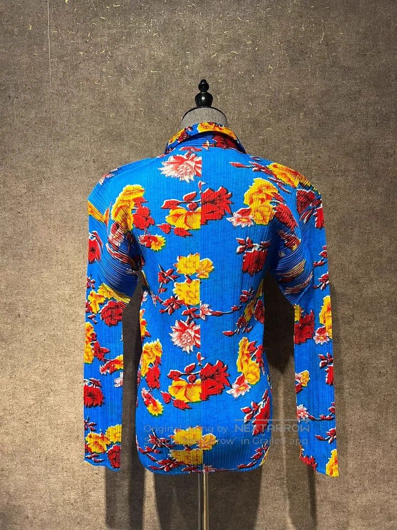 Issey Miyake Issey Miyake Blue Coat Size L / US 10 / IT 46 - 6 Thumbnail