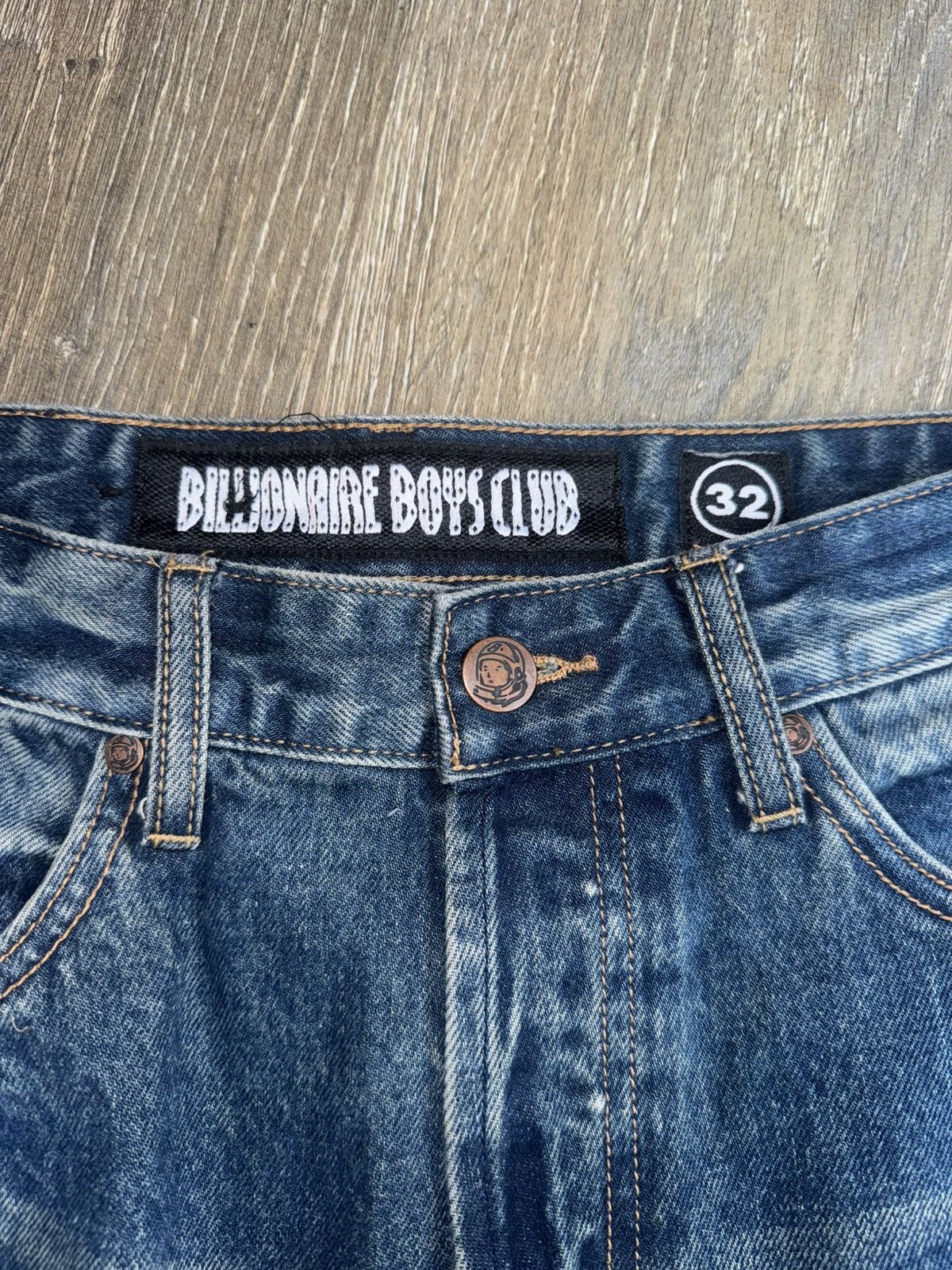 Billionaire Boys Club Billionaire Boys Club BB Distressed Fit Jeans Size US 32 / EU 48 - 4 Thumbnail