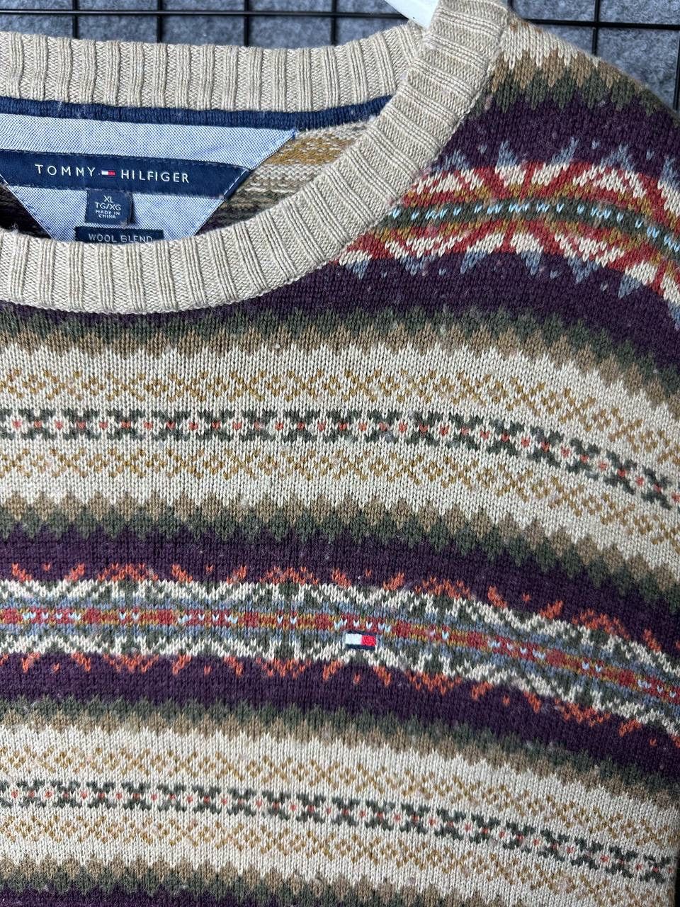 Tommy Hilfiger Tommy Hilfiger sweater knit wool blend size XLarge Size US XL / EU 56 / 4 - 2 Thumbnail