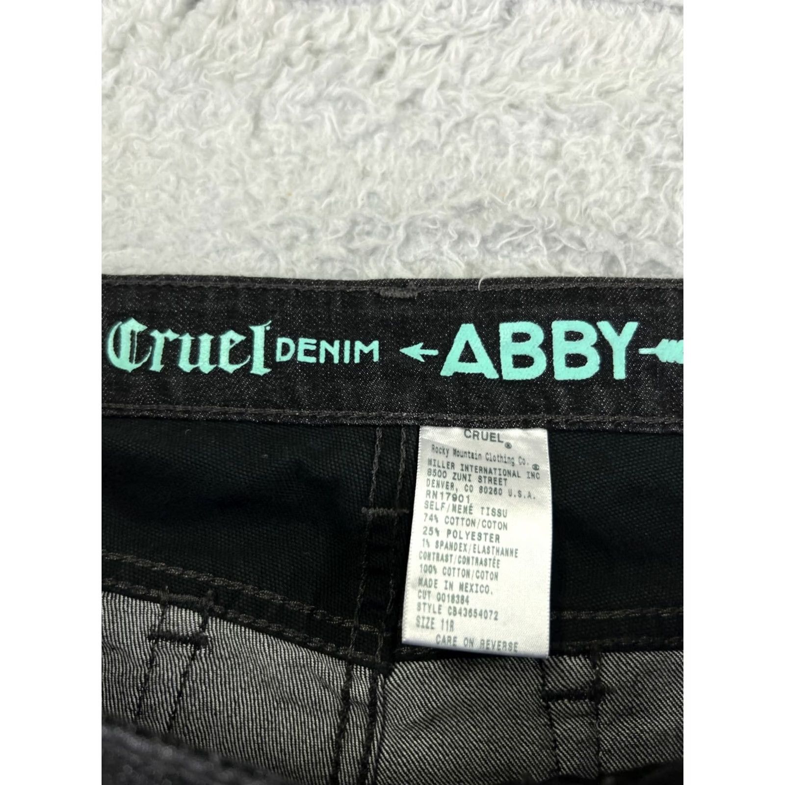 Denime Cruel Denim Jeans Boots Cut Black Denim Abby Bootcut 11 Womens Aztec Pattern Vintage No N/A Size 32" / US 10 / IT 46 - 6 Thumbnail