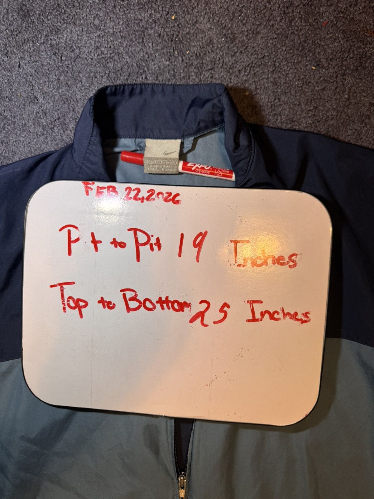 Nike vintage Nike two-tone blue full-zip windbreaker jacket Size US M / EU 48-50 / 2 - 5 Thumbnail