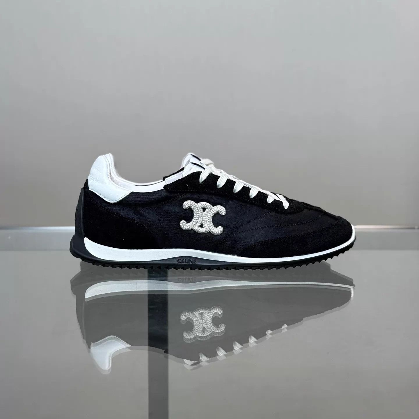 Celine Celine SS26 Racer Women's Black & White Trainer 36.5 99 Size US 6 / IT 36 - 4 Thumbnail