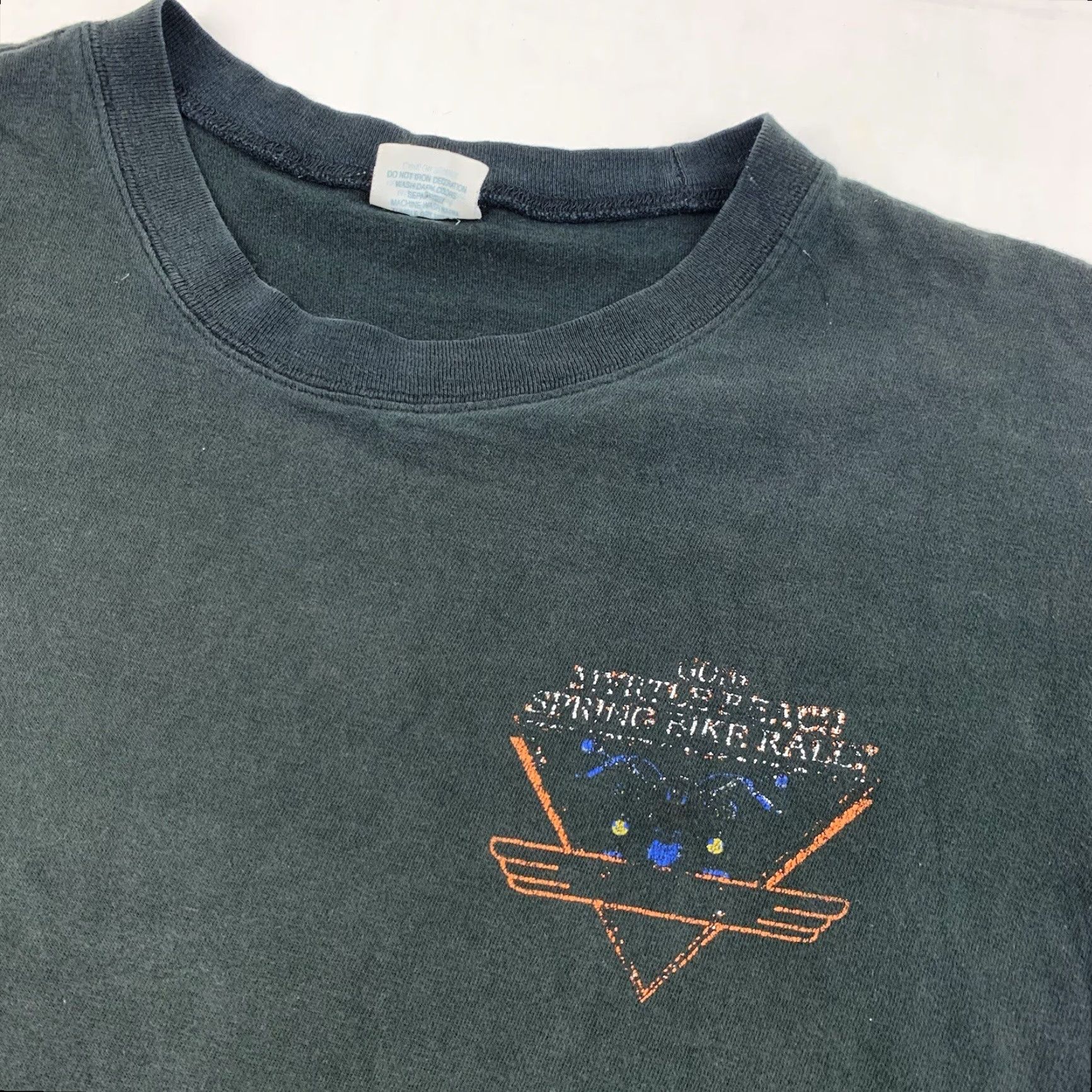 Thrasher VINTAGE Myrtle Beach Spring Bike Rally T Shirt Adult Large Black 2000 Thrashed Size US L / EU 52-54 / 3 - 6 Thumbnail