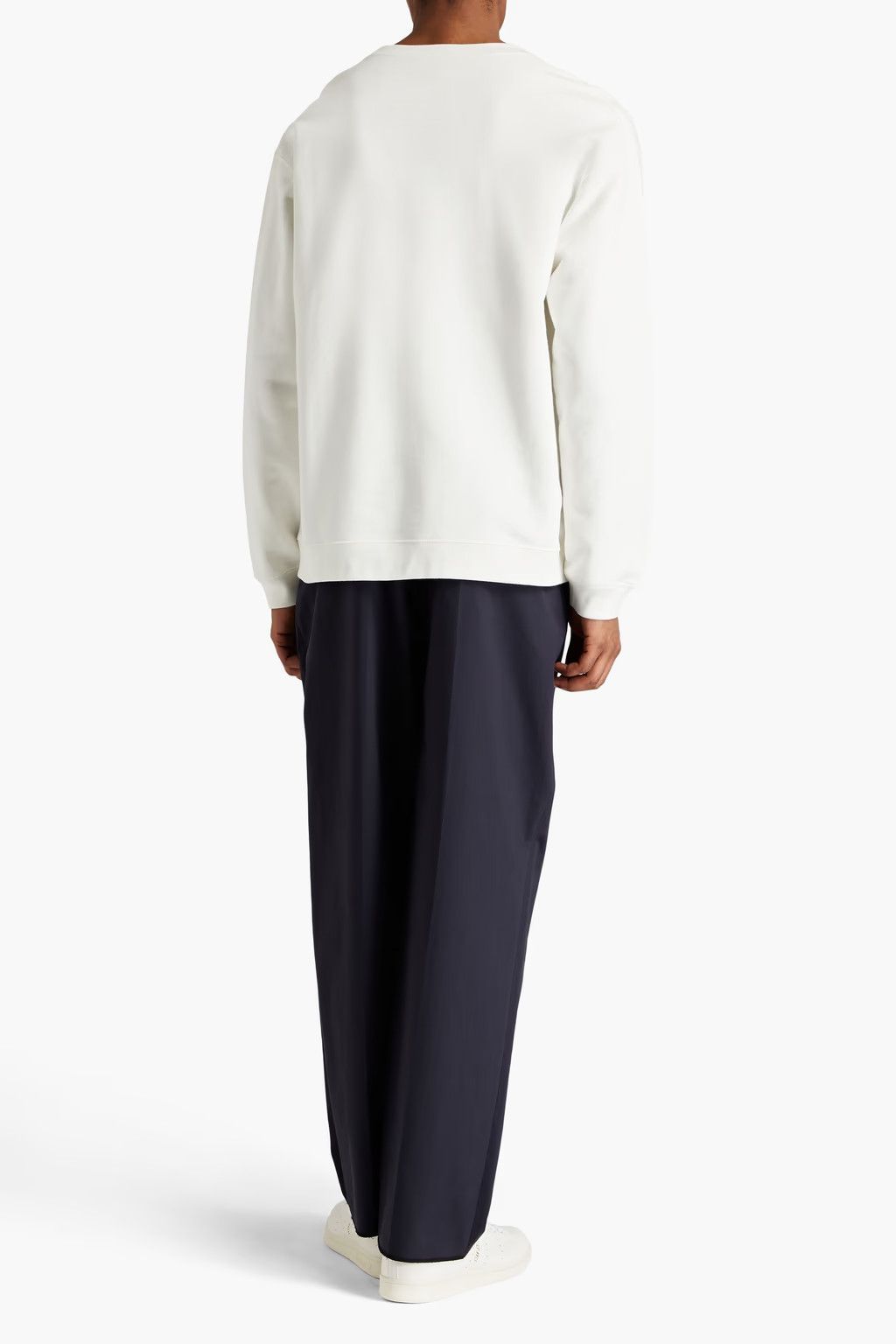 Gucci o1s1wg110225 Logo Print Sweatshirt in Off-White Size US L / EU 52-54 / 3 - 3 Thumbnail