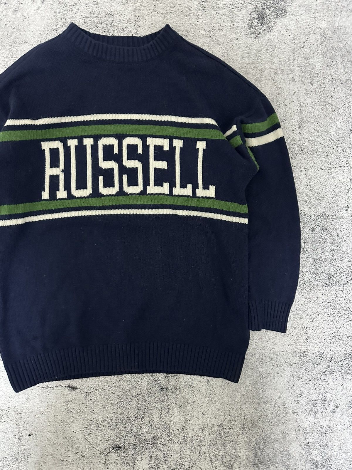 Russell Athletic Vintage Russel Athletic Sweater Centre Logo Knit Size US M / EU 48-50 / 2 - 3 Thumbnail