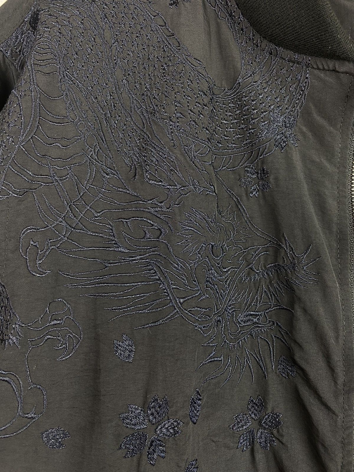 Japanese Brand VTG Japanese Tradition Embroidered Dragon Logo Bomber Jacket Size US L / EU 52-54 / 3 - 9 Thumbnail