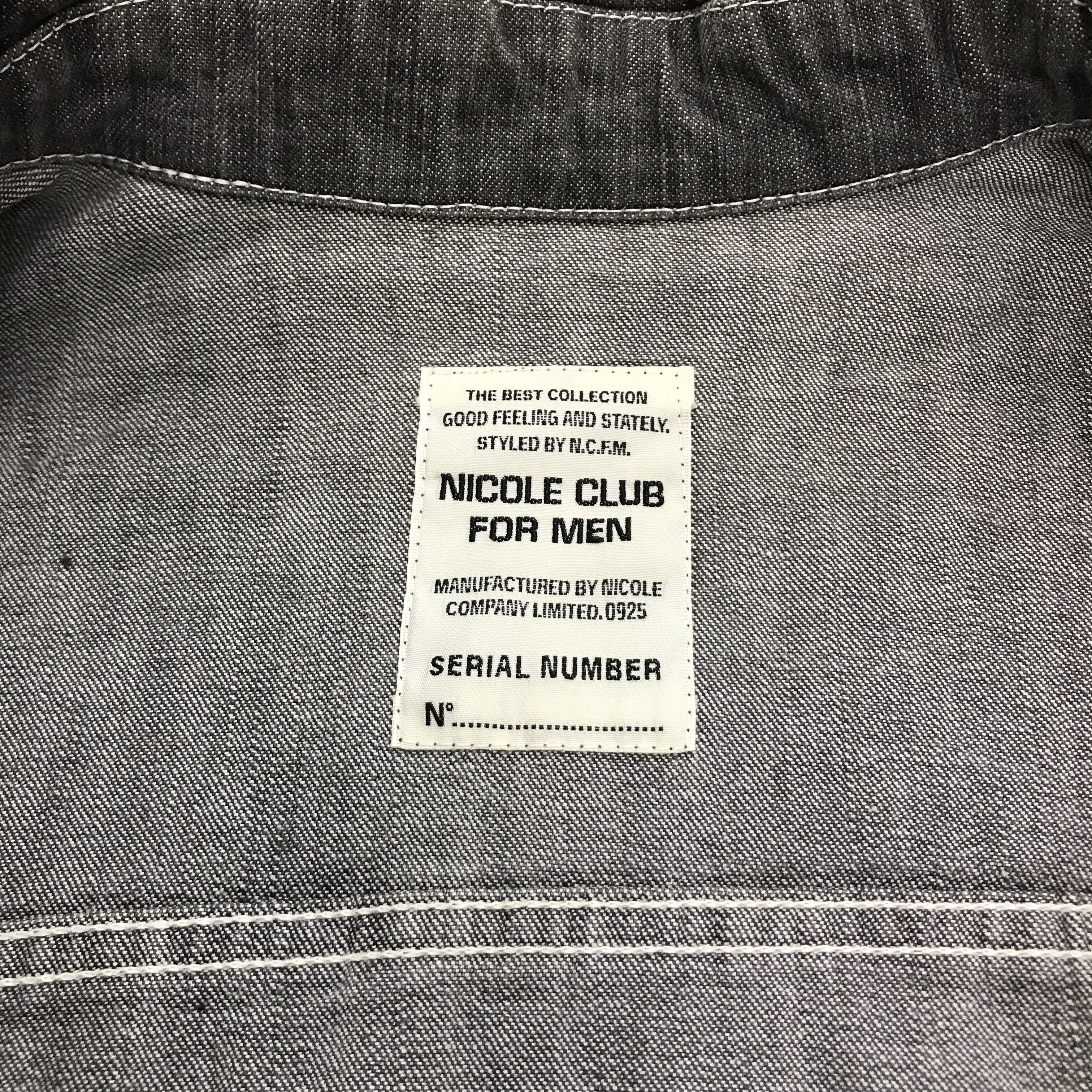 Japanese Brand × Nicole Club NICOLE CLUB FOR MEN UP ZIPPER BLACK FADED STYLE JACKET Size US S / EU 44-46 / 1 - 11 Thumbnail